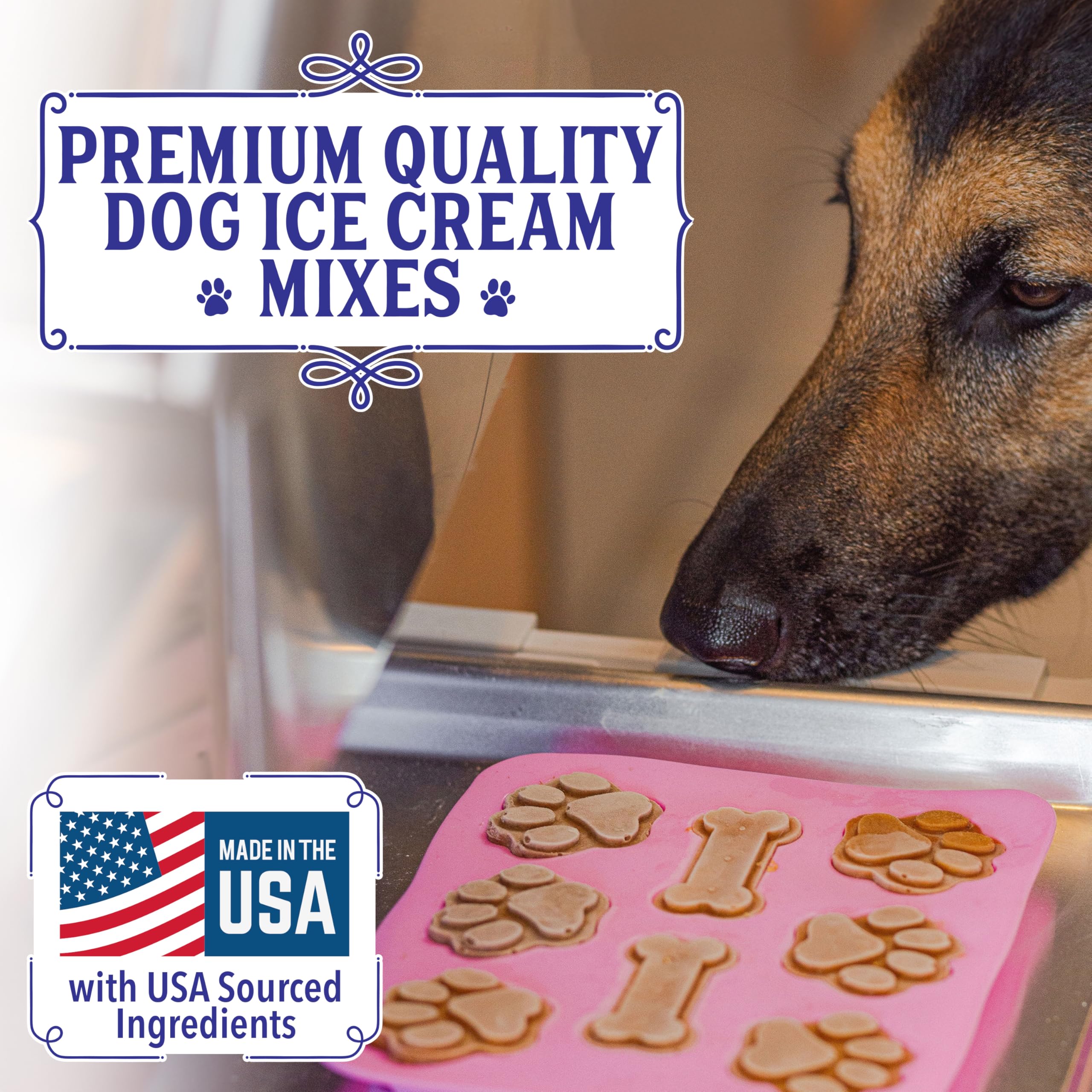 **Cooper's Treats Pupsicle Mix - DIY Frozen Dog Treats - 4.3oz Turkey & Cinnamon Flavor - Refill for Pup Ice Cream & Pupsicle Kits - Perfect for Summer Cooling & Training Rewards**