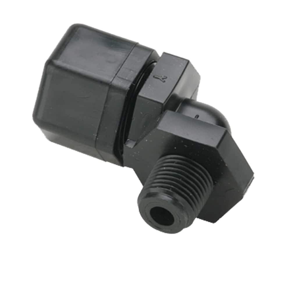 Fast and Tight P6ME8-pk20 Male Elbow Fitting, 90 Degree Angle, 3/8