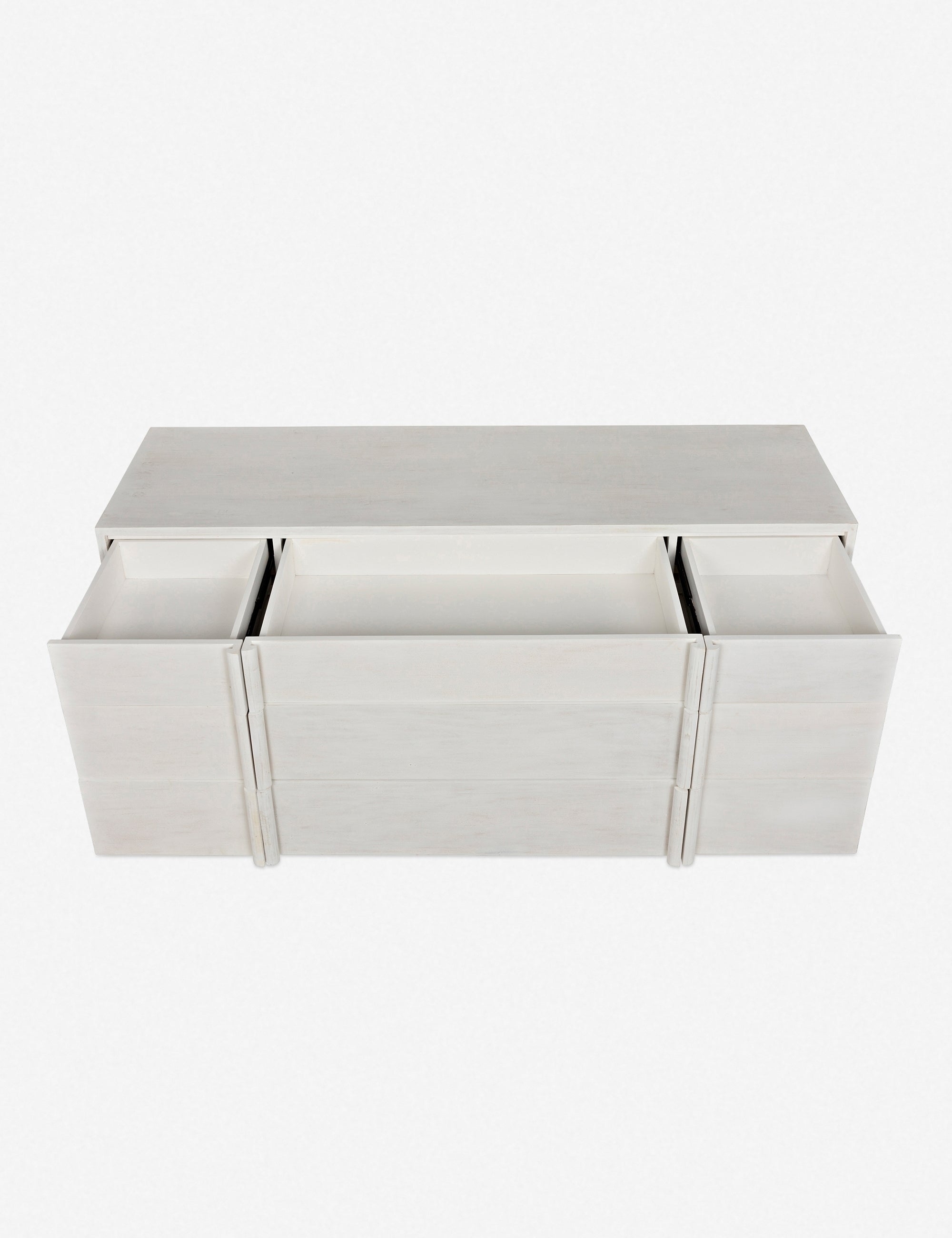 Modern 6-Drawer Wooden Dresser for Bedroom - Maci Dresser with Mirror, Sturdy Storage Organizer for Clothes, Bedroom Furniture - Perfect for Home, Apartment, and Dorm Room Organization