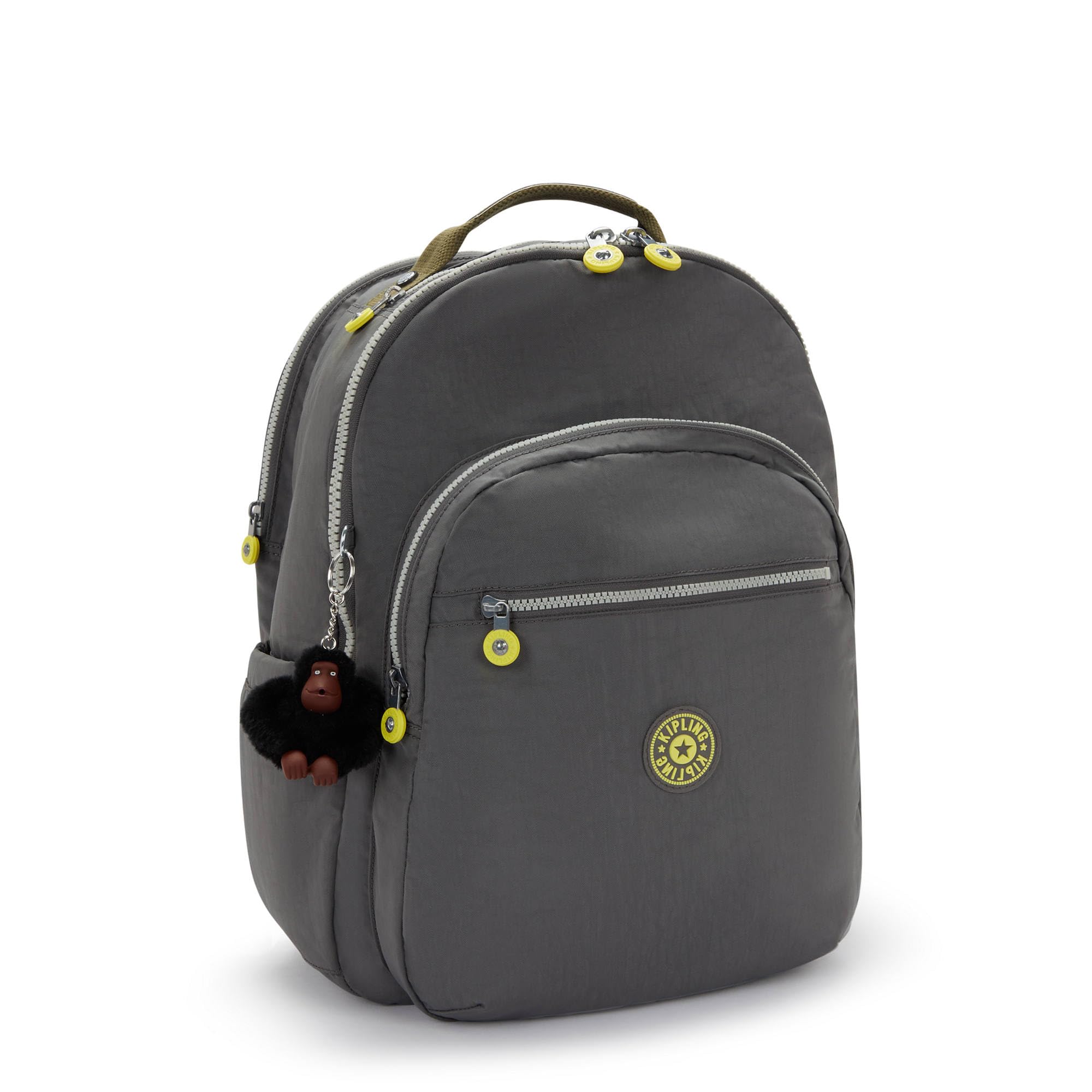 Kipling Seoul Extra Large 17 Inch Laptop Backpack for Women & Men - Lightweight Durable Travel Backpack with USB Charging Port - Perfect for Work, School & Commuting (Back To Grey)