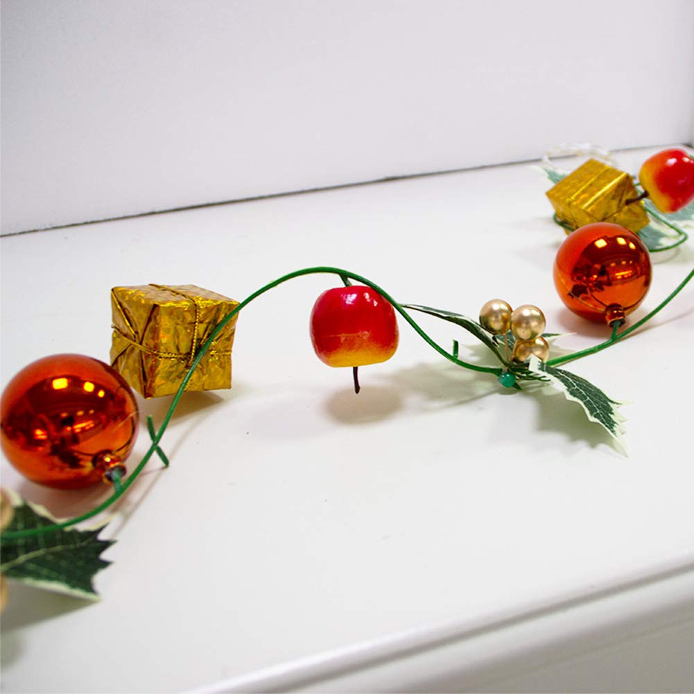 Vintage Warm White Christmas Pine Cone String Lights - 10ft Hanging Decor for Xmas Tree, Party, Wedding, Holiday & Indoor/Outdoor Decoration