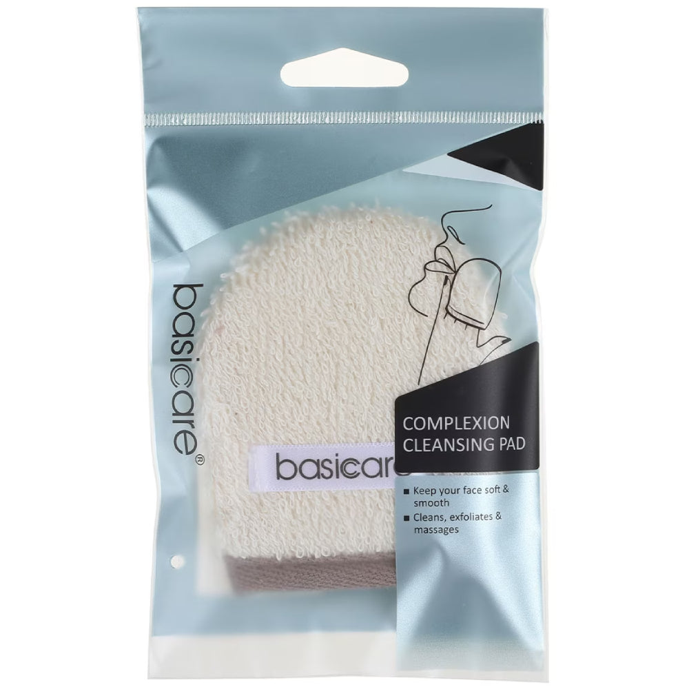 Basic Care Cleansing Complexion Pads - Gentle Exfoliating Facial Pads for Acne & Blackheads - Perfect for Daily Skincare Routine & Travel