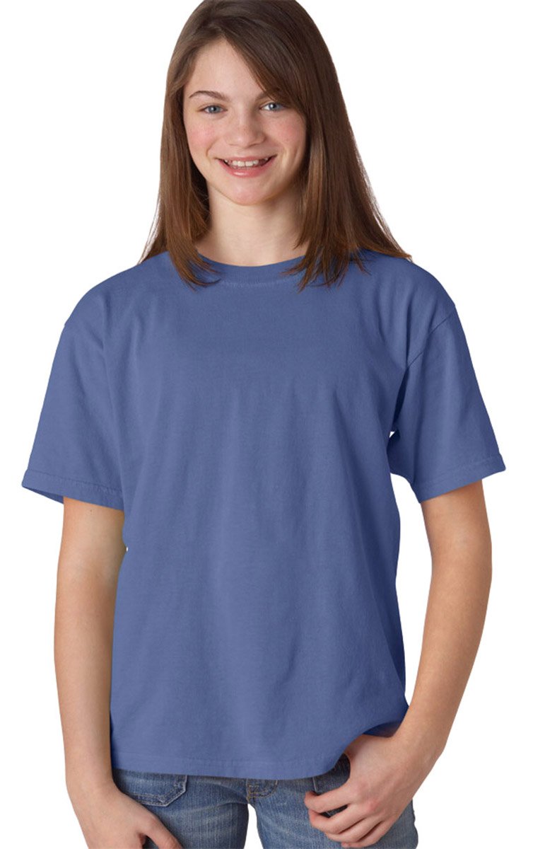 Comfort Colors Boys' 9018 Garment-Dyed Ringspun Cotton T-Shirt - Soft & Durable Casual Tee for Everyday Wear, School, and Play