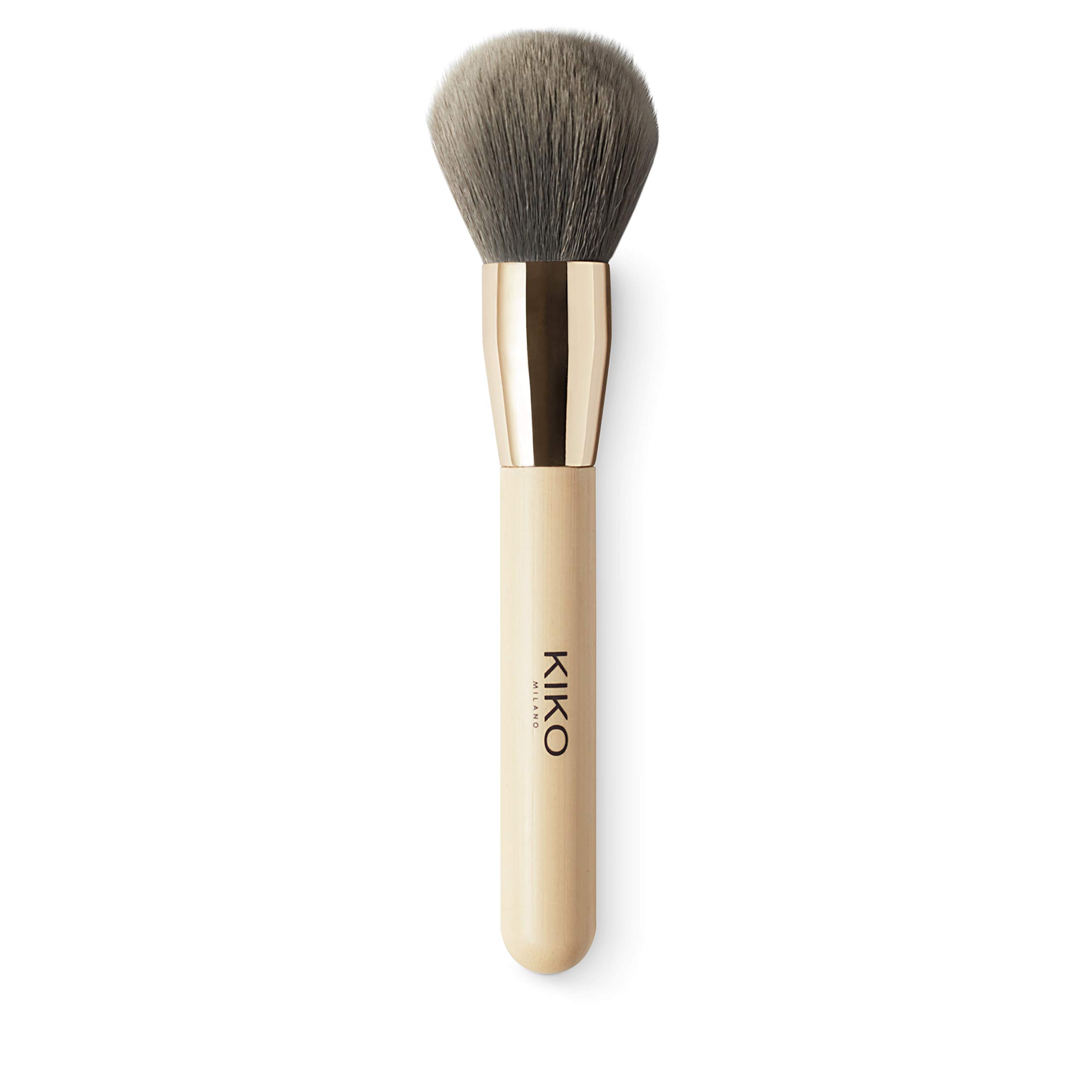 KIKO Milano Green Me Powder Brush - Vegan & Eco-Friendly Makeup Brush for Flawless Face Powder Application | Perfect for Everyday Makeup & On-the-Go Touch Ups