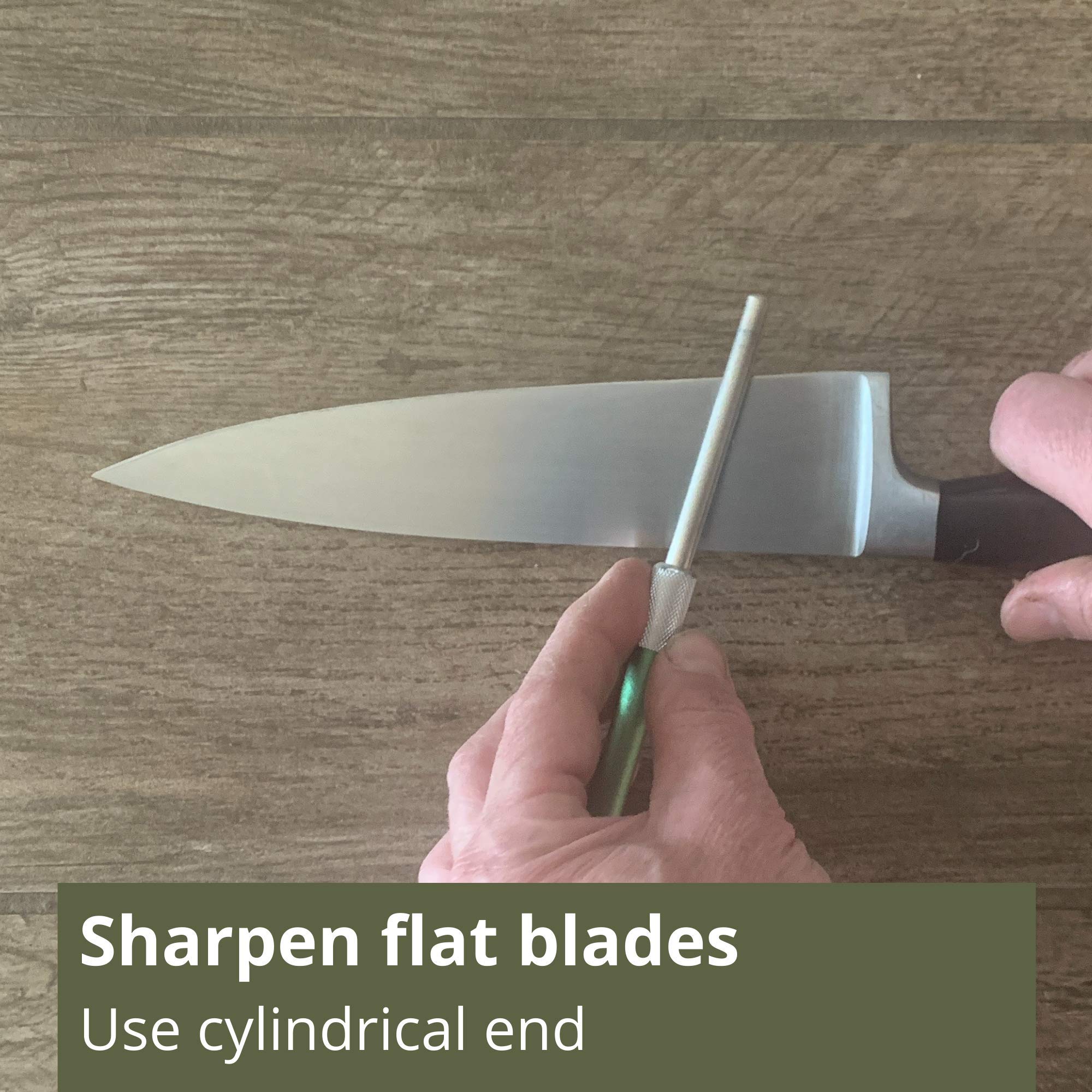 Premium Diamond Sharpener for Garden Tools - Sharpens Pruners, Shears, Knives & More | Multi-Purpose Sharpening Tool for Gardening, Kitchen & Outdoor Use | by Truly Garden