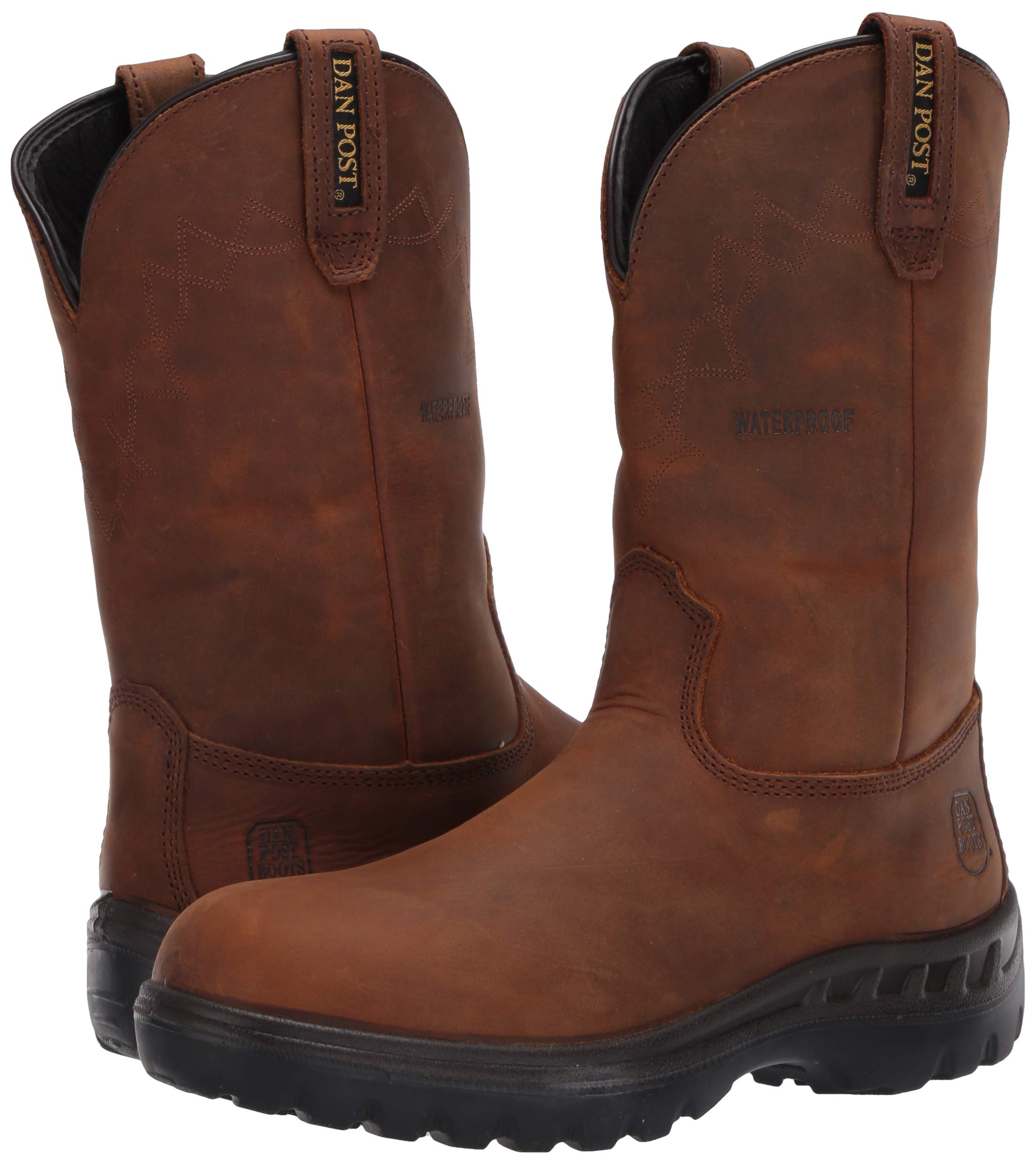 DAN POST Men's Western Pull-On Boots - Comfortable Cowboy Boots for Men - Perfect for Rodeo, Country Dancing & Casual Wear