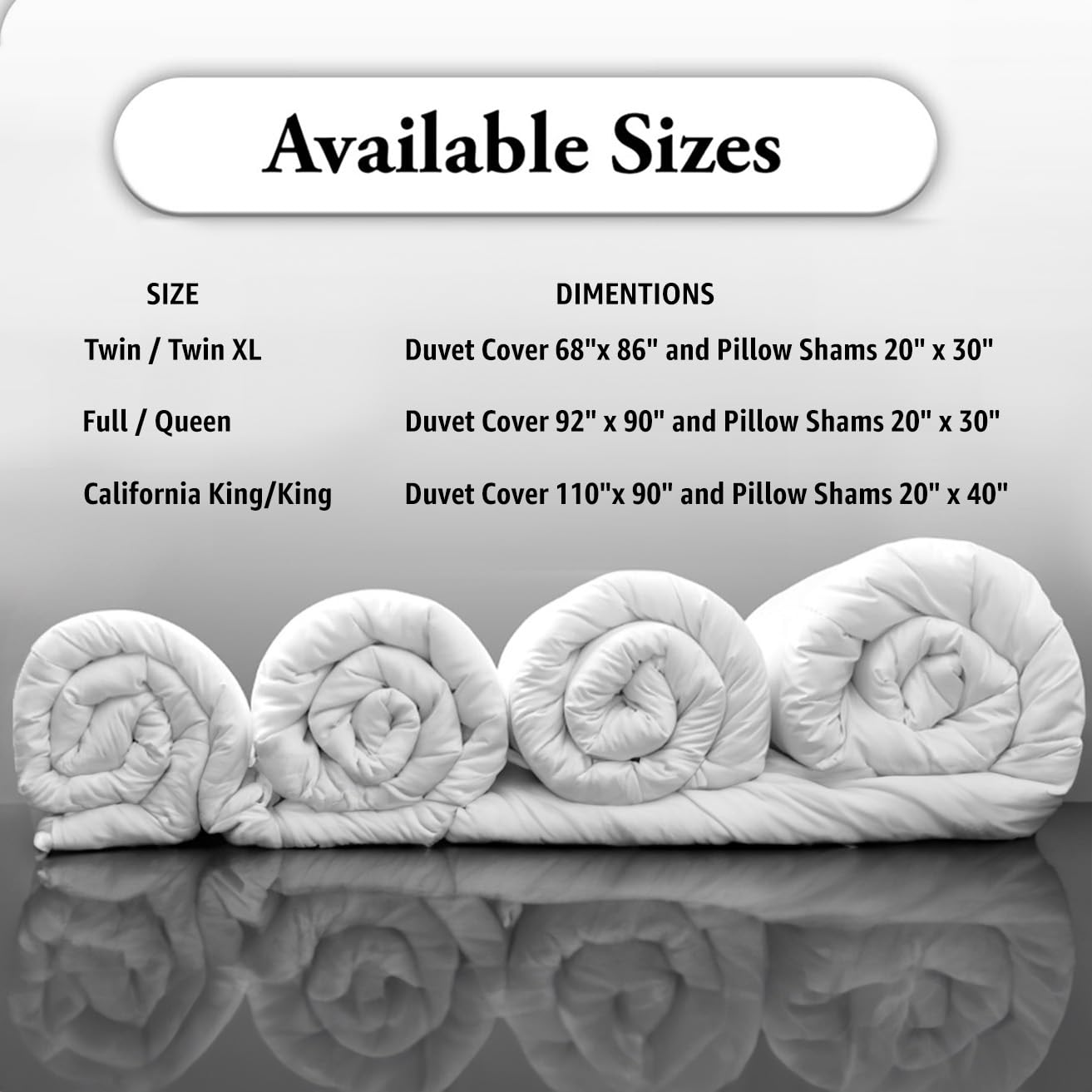 Premium 1000 Thread Count Egyptian Cotton Duvet Cover King Size Set - 3 Piece (1 Duvet Cover + 2 Pillow Shams) | Long Staple, Silky Soft & Breathable with Zipper Closure | All Season Luxury Bedding for Comforters in Silver Grey | Perfect for Master Bedroom, Guest Room & Hotel Style Decor