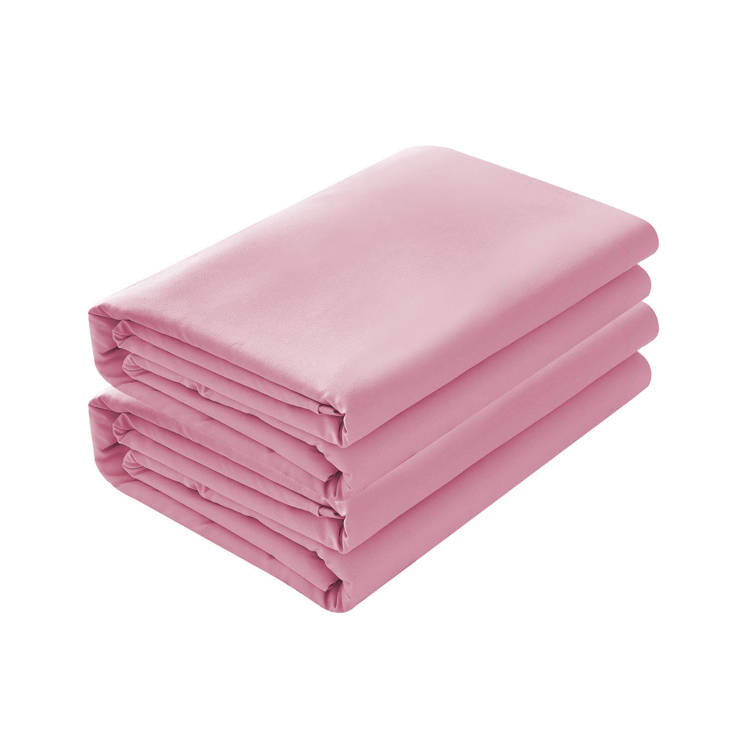 4Pcs Twin XL Bed Sheets Set - 800 Thread Count 100% Organic Cotton Soft & Smooth Sheets for Bed - Long Staple Yarn Fits Mattress Up to 16'' Deep Pocket - Twin XL/Rose Bedsheets and Pillowcases Set - Perfect for Dorm Rooms, Guest Beds & Cozy Home Decor