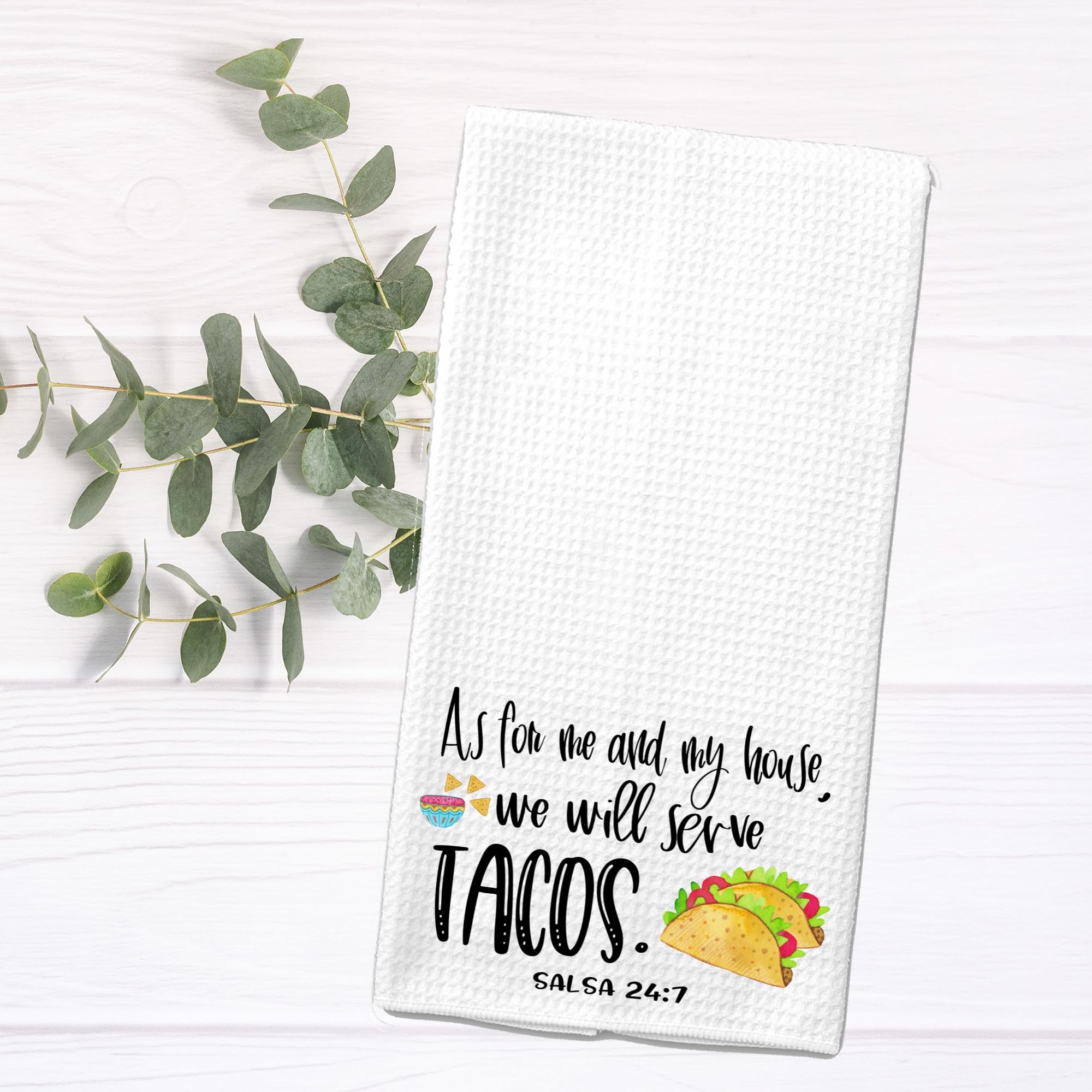 Premium Microfiber Kitchen Towel Set - Soft & Absorbent Dish Cloths for Cleaning, Drying & Serving Tacos - Ideal for Mexican Cooking, Party Hosting & Home Decor