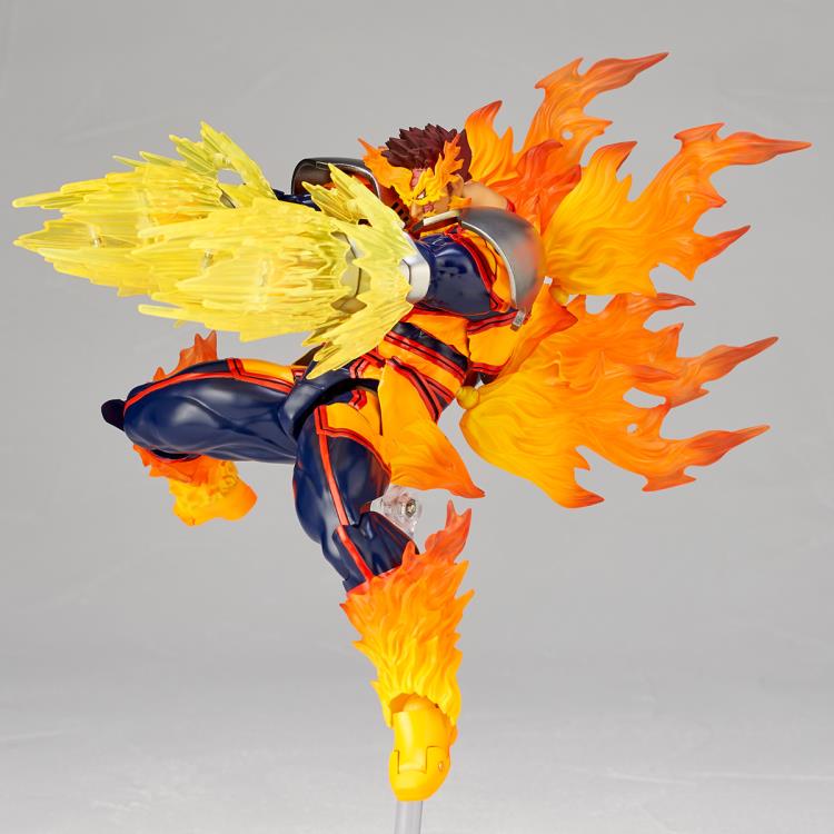 Amazing Yamaguchi Revoltech Endeavor Action Figure - My Hero Academia Collectible Toy for Display & Play - Perfect for Anime Fans & Collectors