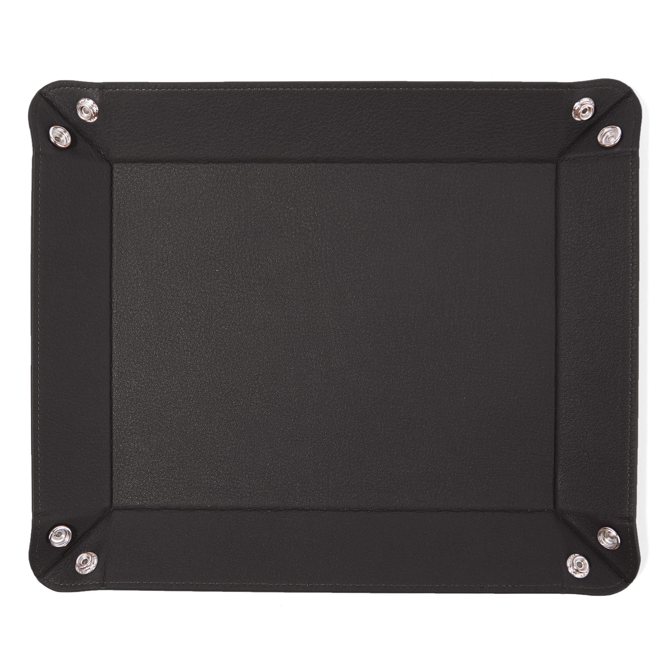 Black Onyx Rectangle Valet Tray - Stylish Organizer for Keys, Wallet & Jewelry | Perfect for Entryway, Dresser & Nightstand