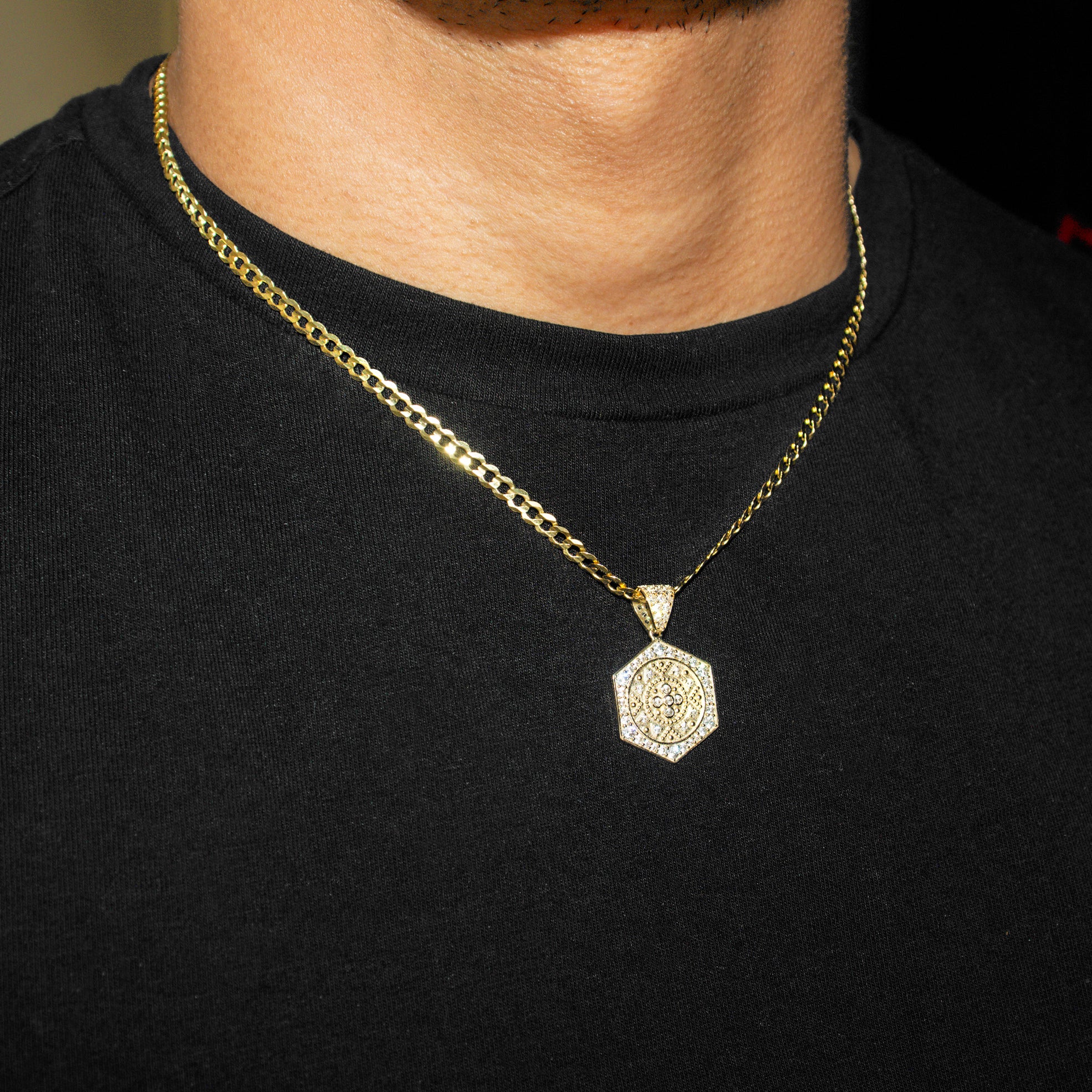 10K Yellow Gold Necklace for Women - 2.4mm Wide, 9.4 Grams Solid Gold Chain - Perfect for Everyday Wear, Gifts & Special Occasions