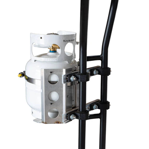 Heavy Duty Power Tank Ladder Cross Bar Mount for CO2 & Propane Tanks - Secure Off-Road Vehicle Accessory for Jeep, Truck & SUV Adventures