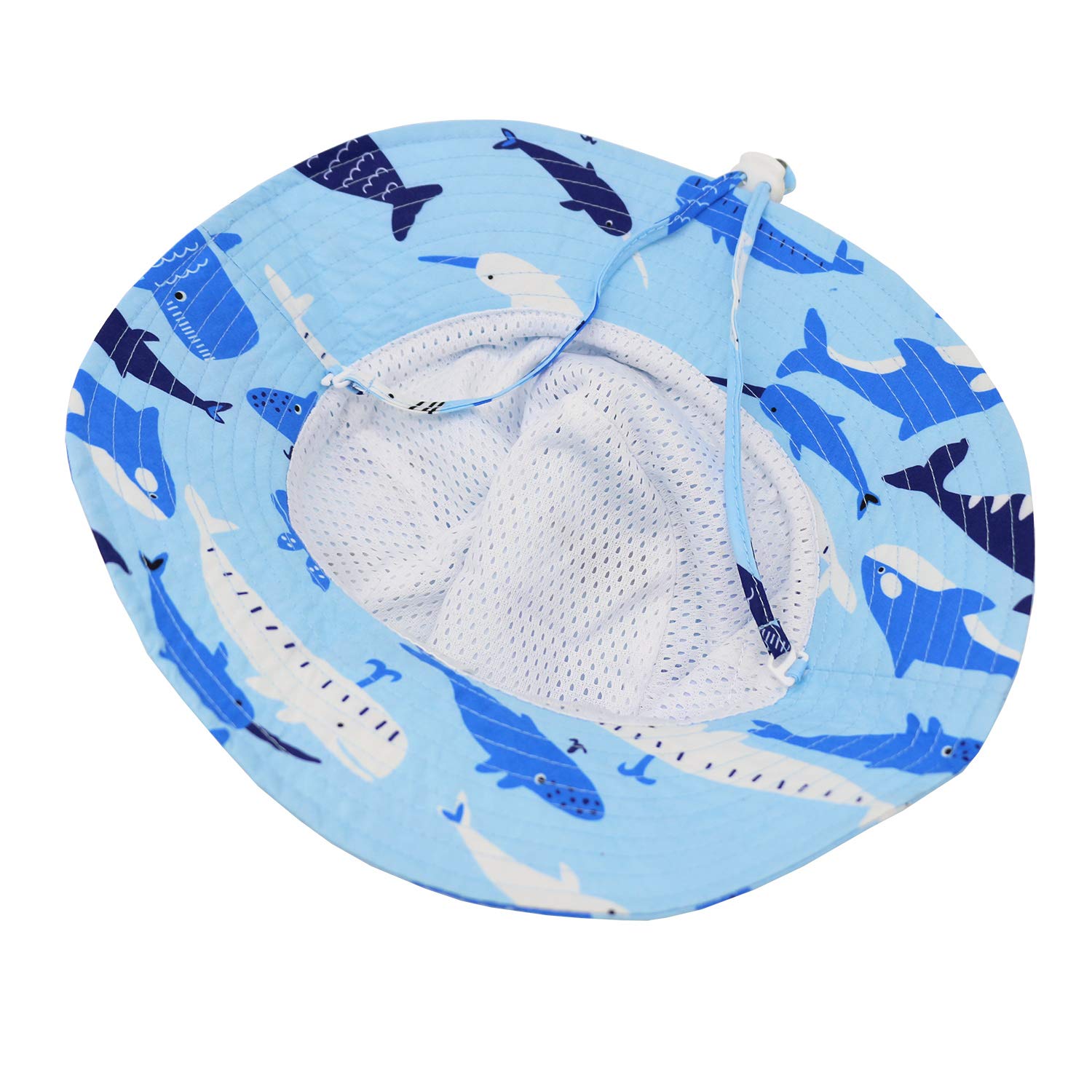 UPF 50+ Baby Sun Hat for Boys & Girls - Toddler Summer Bucket Hat with Wide Brim for Beach, Pool & Outdoor Play - Sarfel Infant Sun Protection Hat