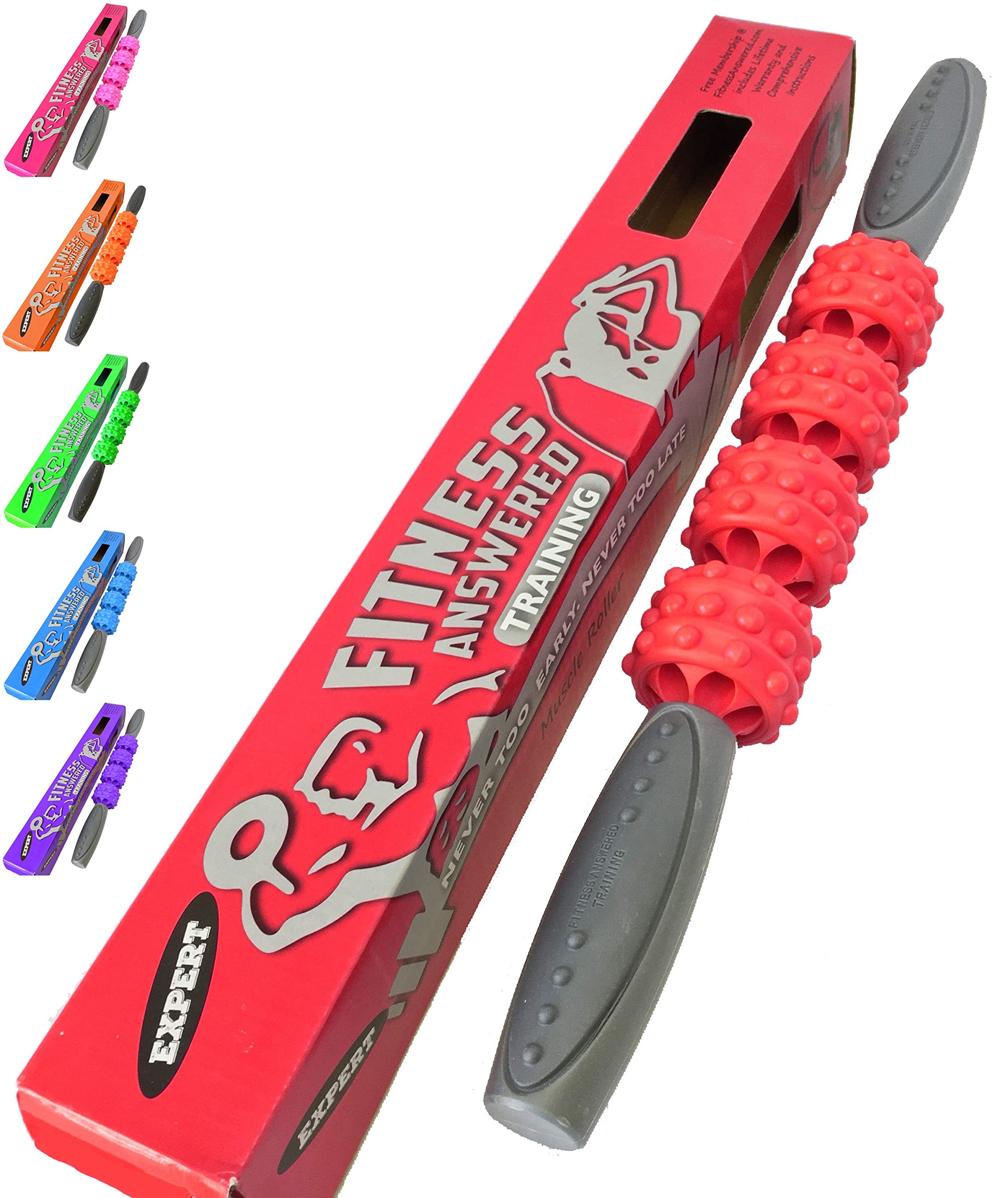 Premium Muscle Roller Stick for Deep Tissue Massage - 16.75