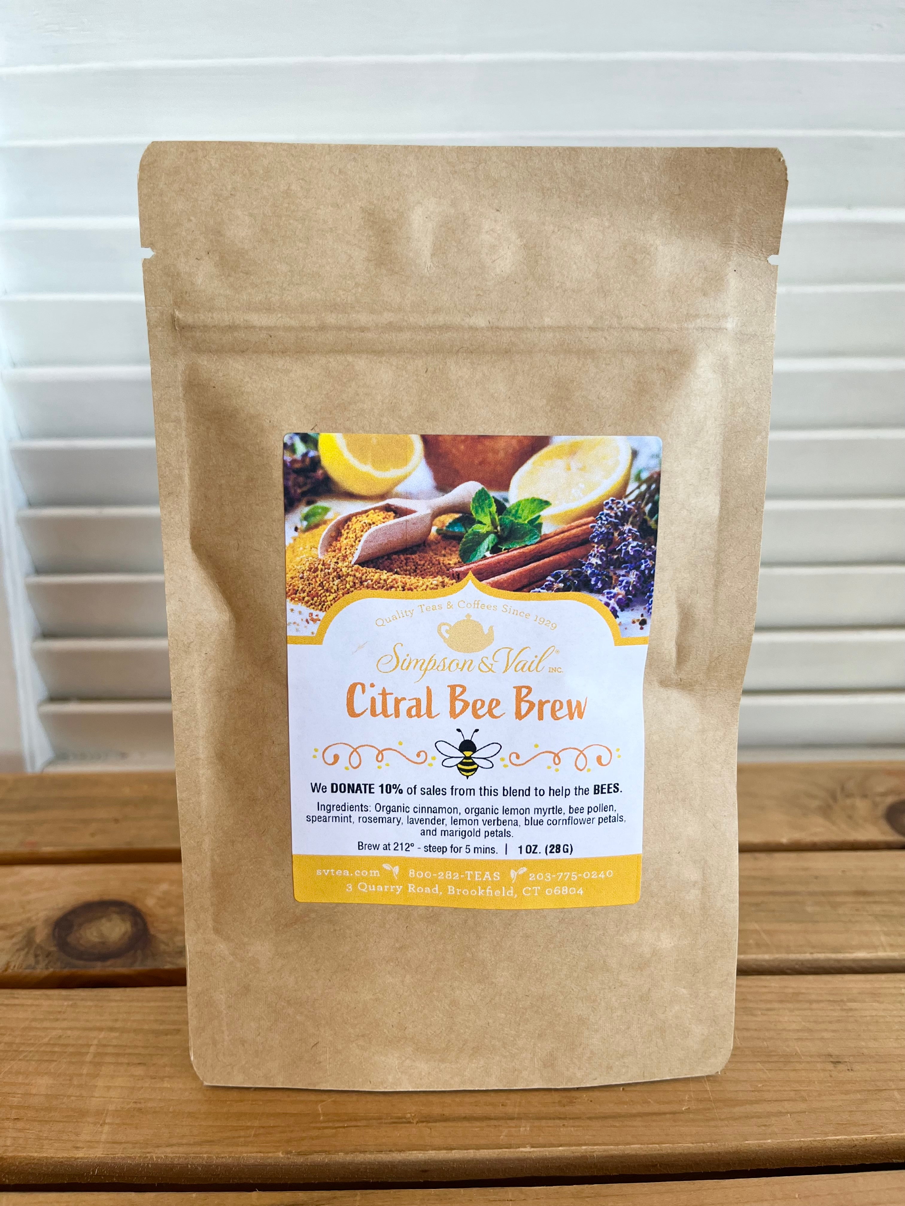 Organic Citral Bee Brew Tea - Natural Herbal Infusion for Relaxation & Wellness | Perfect for Stress Relief & Evening Rituals