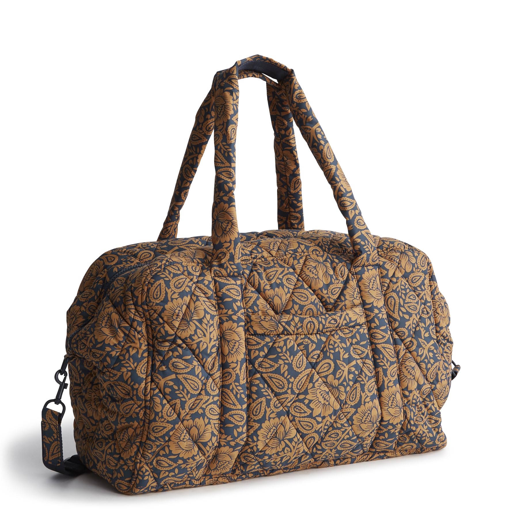 Vera Bradley Women's Lightweight Miramar Weekender Travel Bag - Perfect for Weekend Getaways, Business Trips & Airplane Carry-On