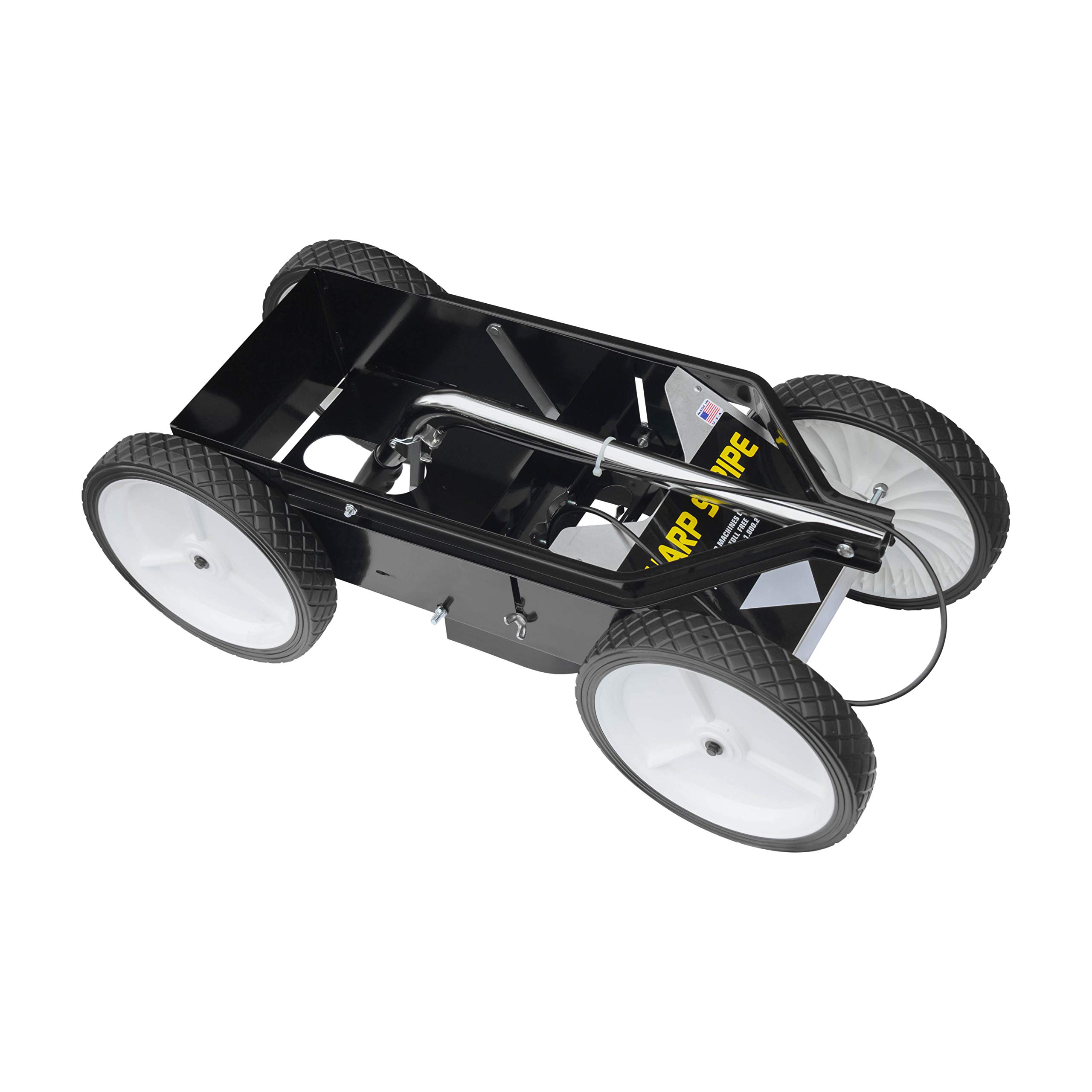 AOLDHYY 10-Can Aerosol Paint Striping Machine with 10-Inch Wheels - Professional Line Marking Equipment for Parking Lots, Roads & Sports Fields (Machine Only, Paint Sold Separately)