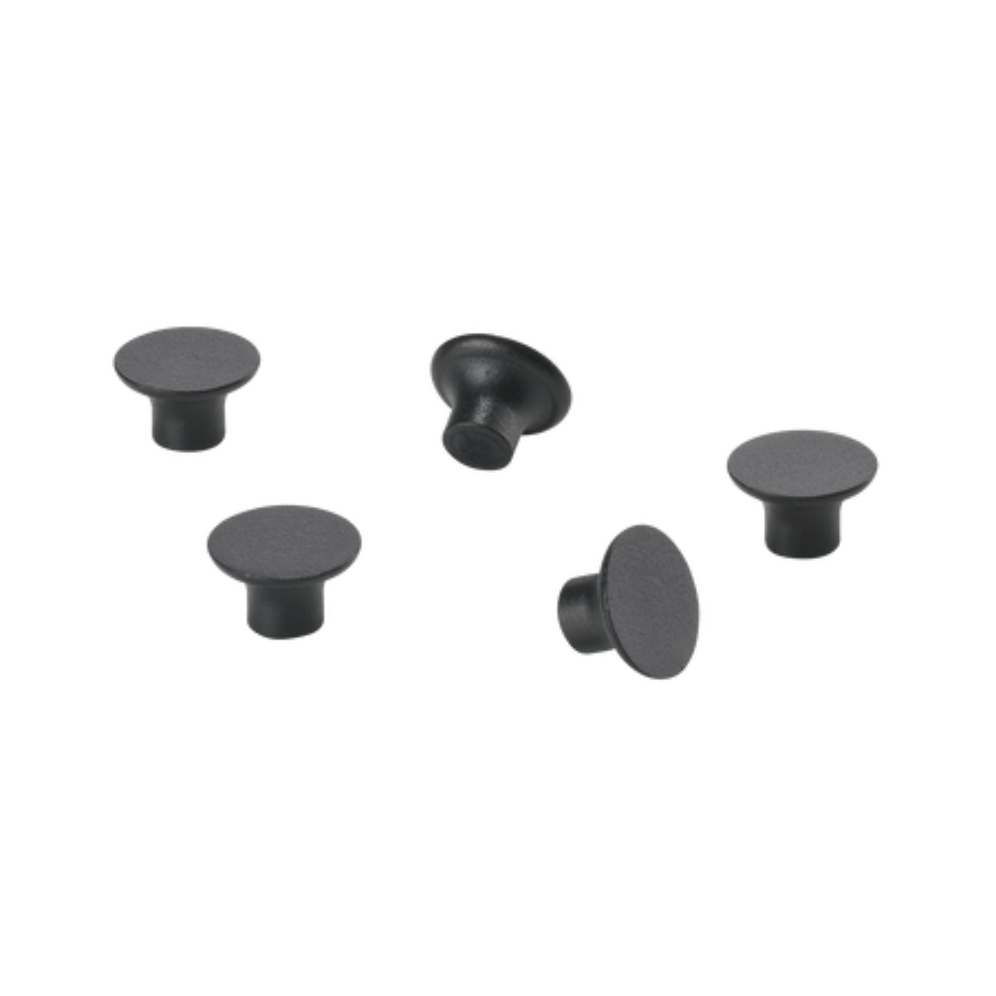 ZONE DENMARK Bulletin Board Magnets - Black (Set of 5) - Perfect for Office, Classroom & Home Organization