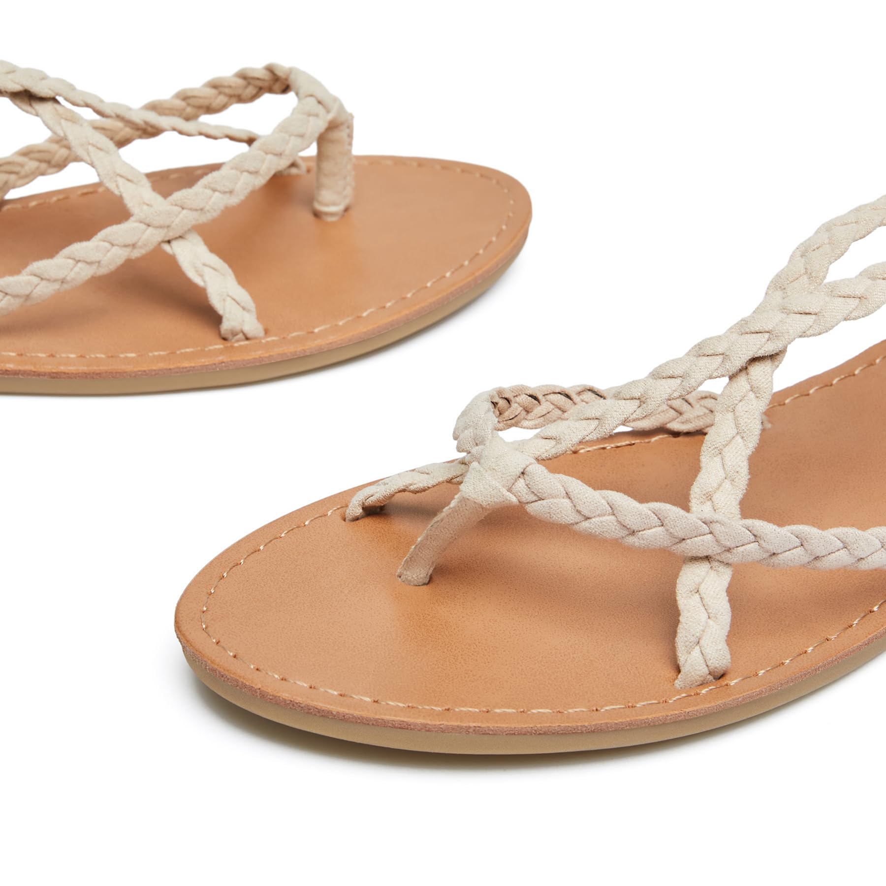 Women's Trary Gladiator Sandals - Lace Up Open Toe Flat Dressy Summer Sandals for Beach, Party & Casual Wear 2023