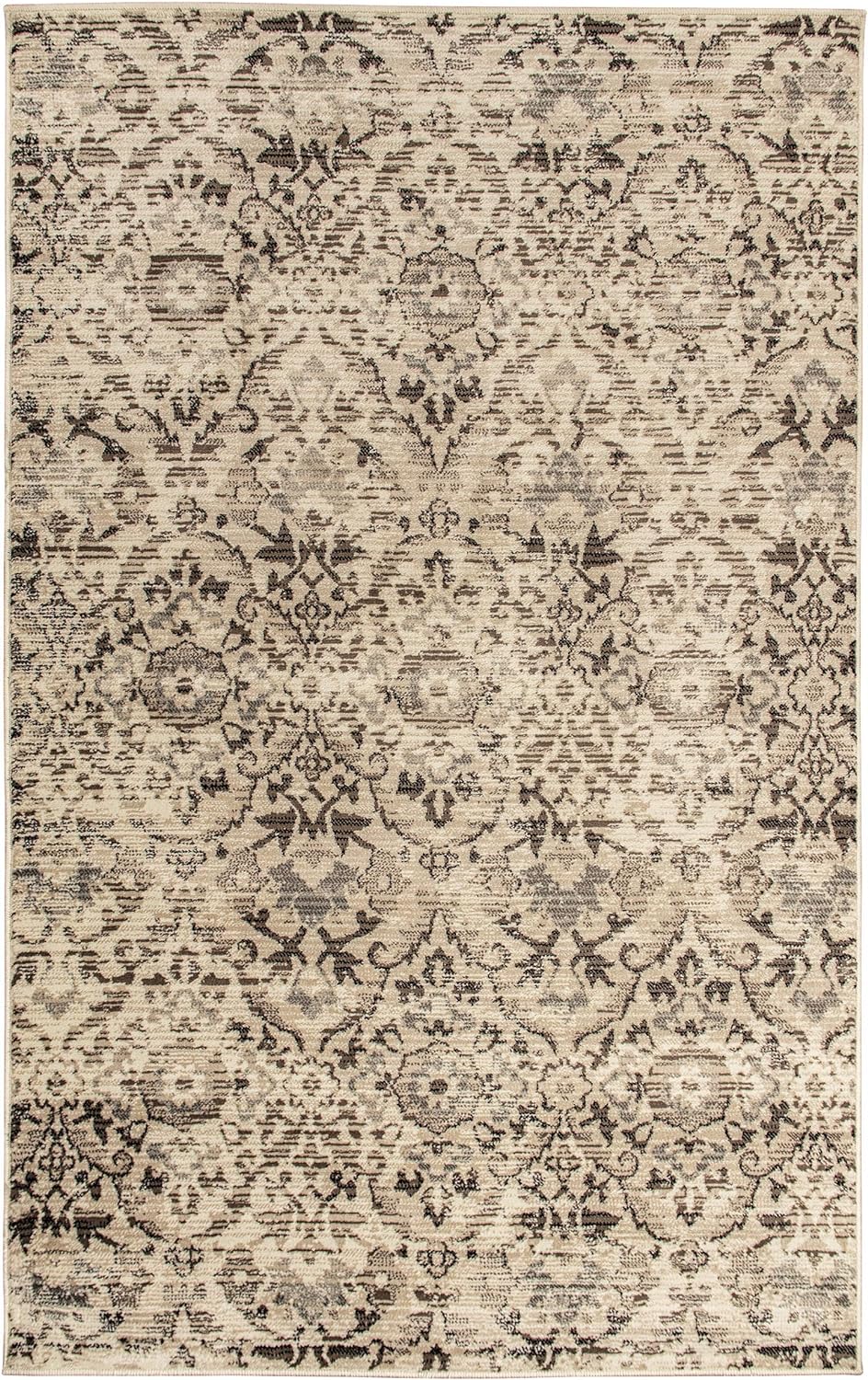 Tamara Modern Diamond Geometric Indoor Area Rug - Non-Slip Soft Living Room Carpet for Home Decor, Bedroom, Office - Stylish & Durable Floor Mat for Comfortable & Elegant Spaces
