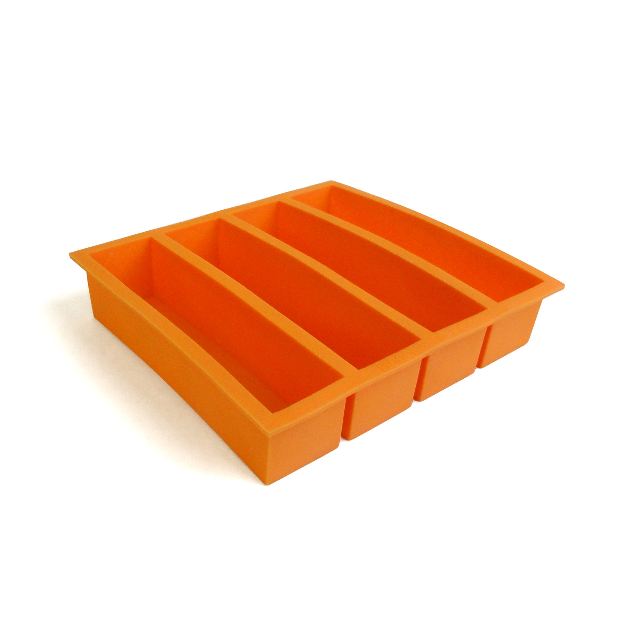 Premium COLLINS ICE MOLD - Food Grade Silicone Ice Cube Tray (Orange) for Cocktails, Whiskey & Cold Drinks - BPA Free, Flexible & Durable Bar Accessory