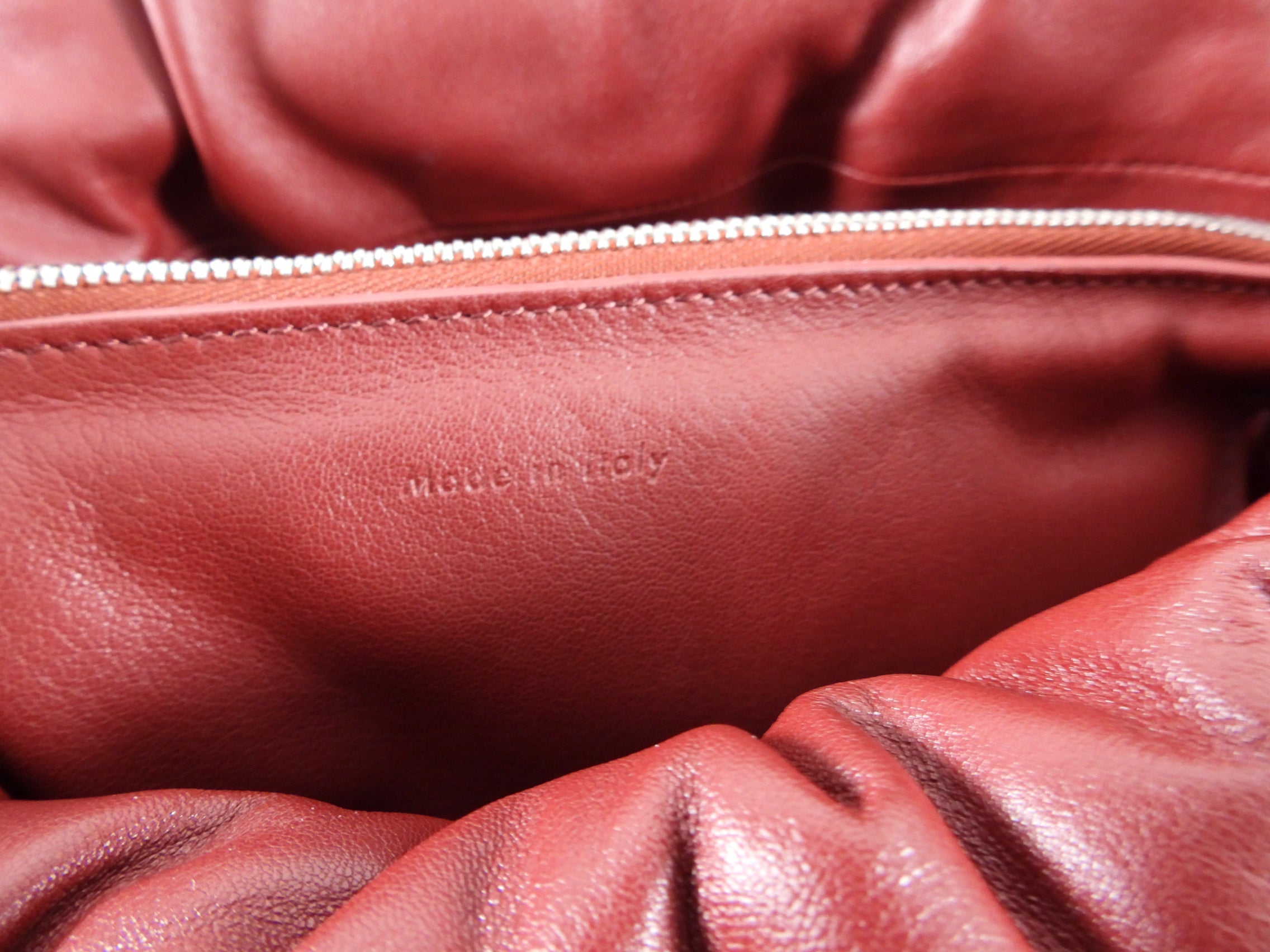 Celine Small Dark Red Pillow Shoulder Bag - Luxury Leather Crossbody Purse for Women | Perfect for Date Night, Parties & Everyday Use