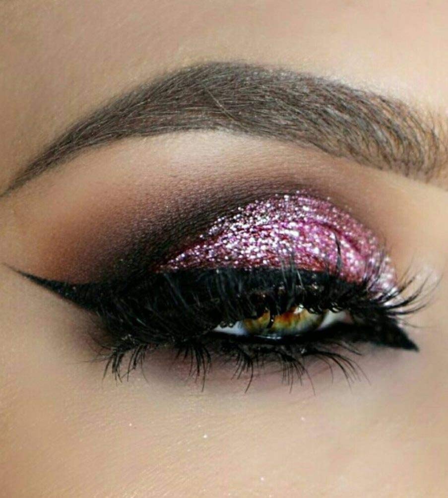 Sparkling Pink Tutu Glitter Powder Eye Shadow - Long Lasting Shimmer Makeup for Parties, Halloween & Cosplay | Vegan & Cruelty Free