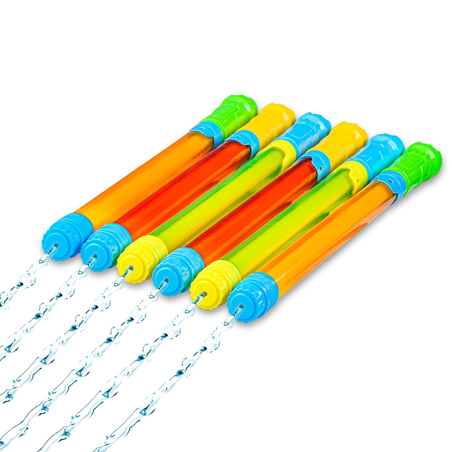 JOYIN 6 Pack Super Blaster Water Guns - 16.5 Inch Large Water Squirt Guns for Kids, Outdoor Summer Pool Beach Toys for Water Fights, Birthday Party Favors and Backyard Fun