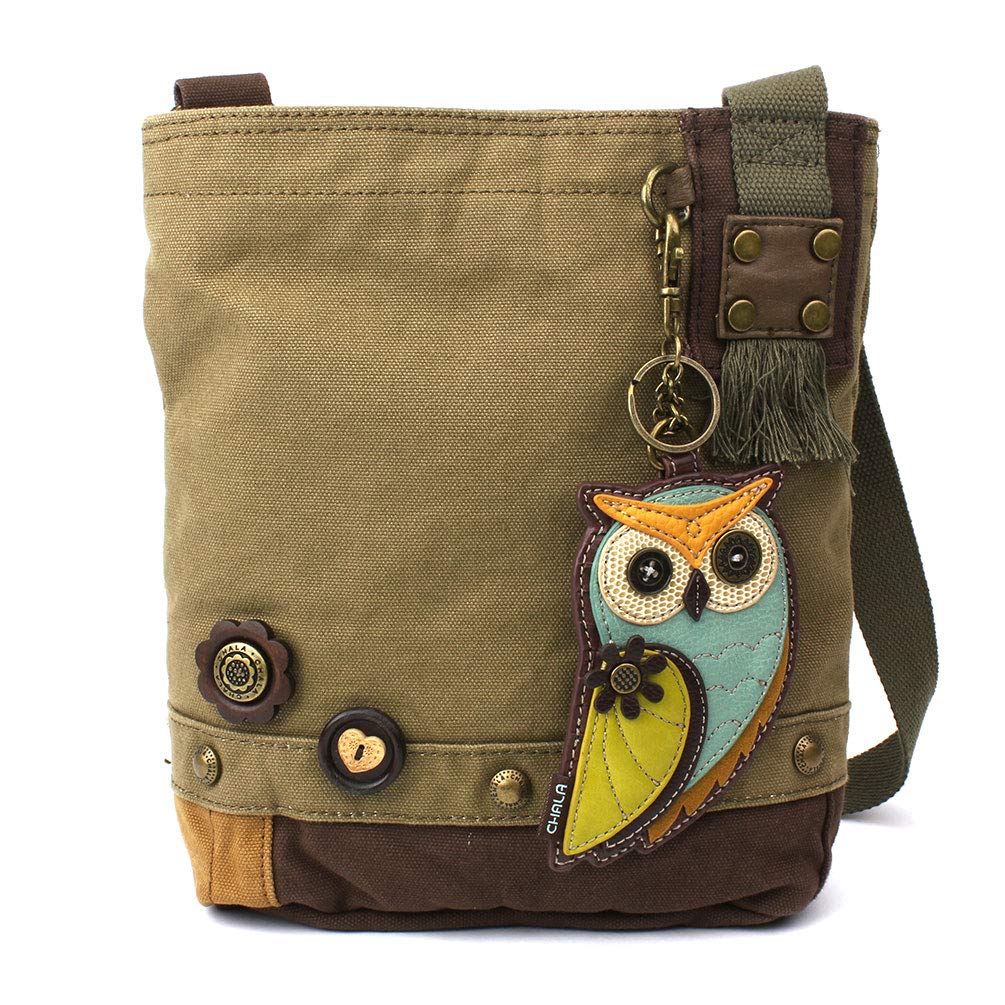 CHALA Owl-A-Olive Crossbody Bag - Stylish & Lightweight Shoulder Purse for Women | Perfect for Travel, Shopping, and Everyday Use