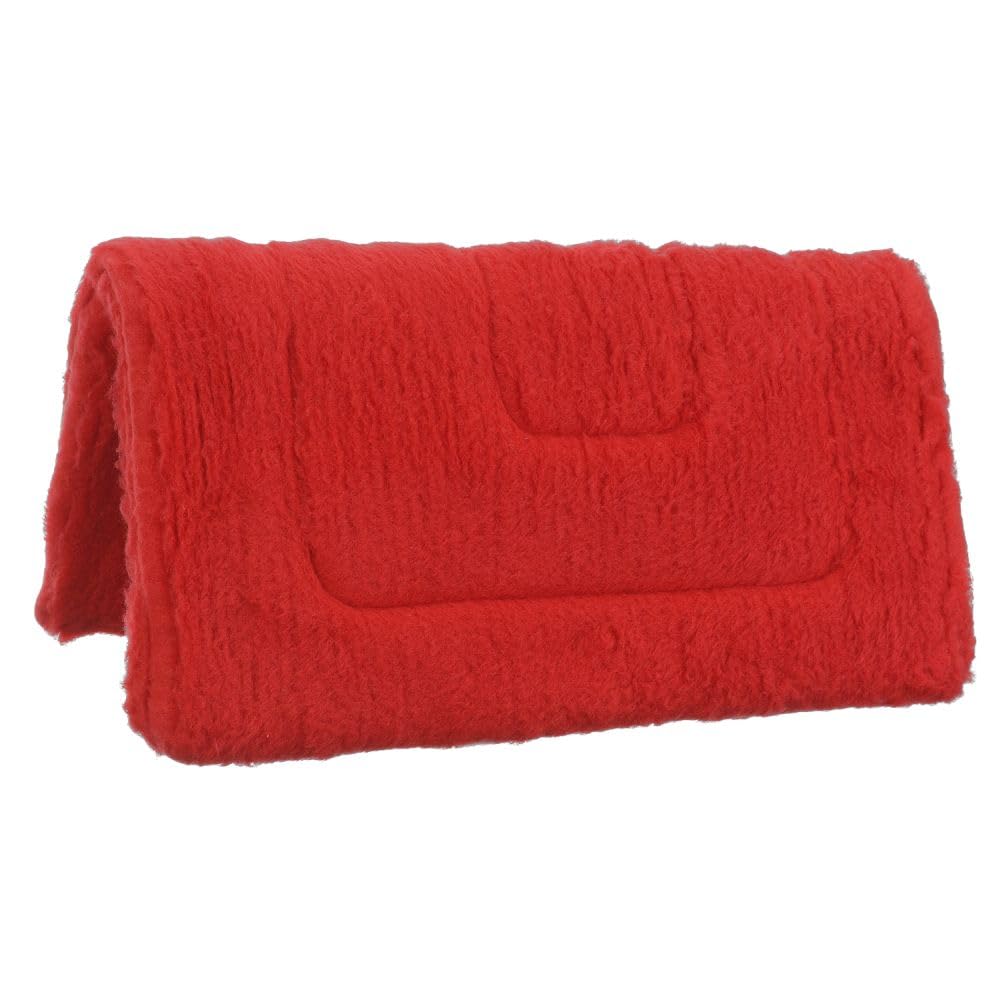 Tough 1 Miniature Western Fleece Pad - Soft & Durable Horse Saddle Blanket for Small Ponies & Mini Horses - Perfect for Trail Riding, Shows & Cold Weather Protection