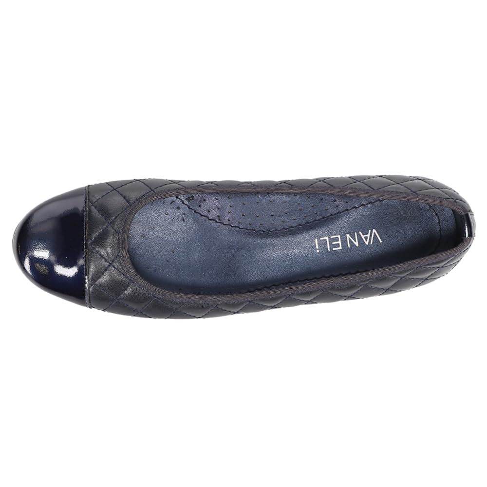 VANELi Women's Serene Quilted Slip-On Ballet Flats - Comfortable Casual Shoes for Women - Beige | Perfect for Work, Travel & Everyday Wear