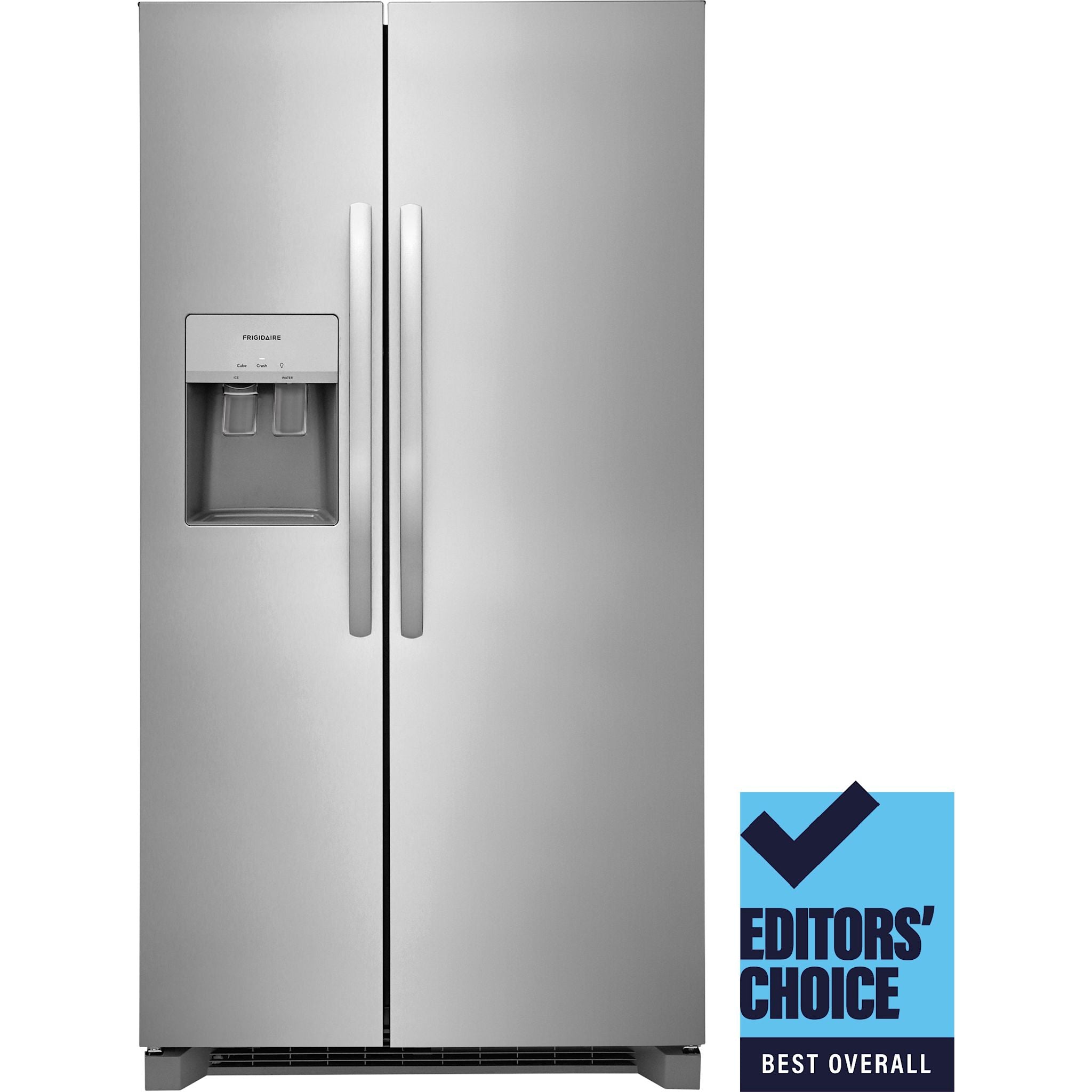 Frigidaire FRSS2623AS 26.2 Cu. Ft. Side by Side Refrigerator - Stainless Steel - Energy Star Rated for Home & Kitchen Use
