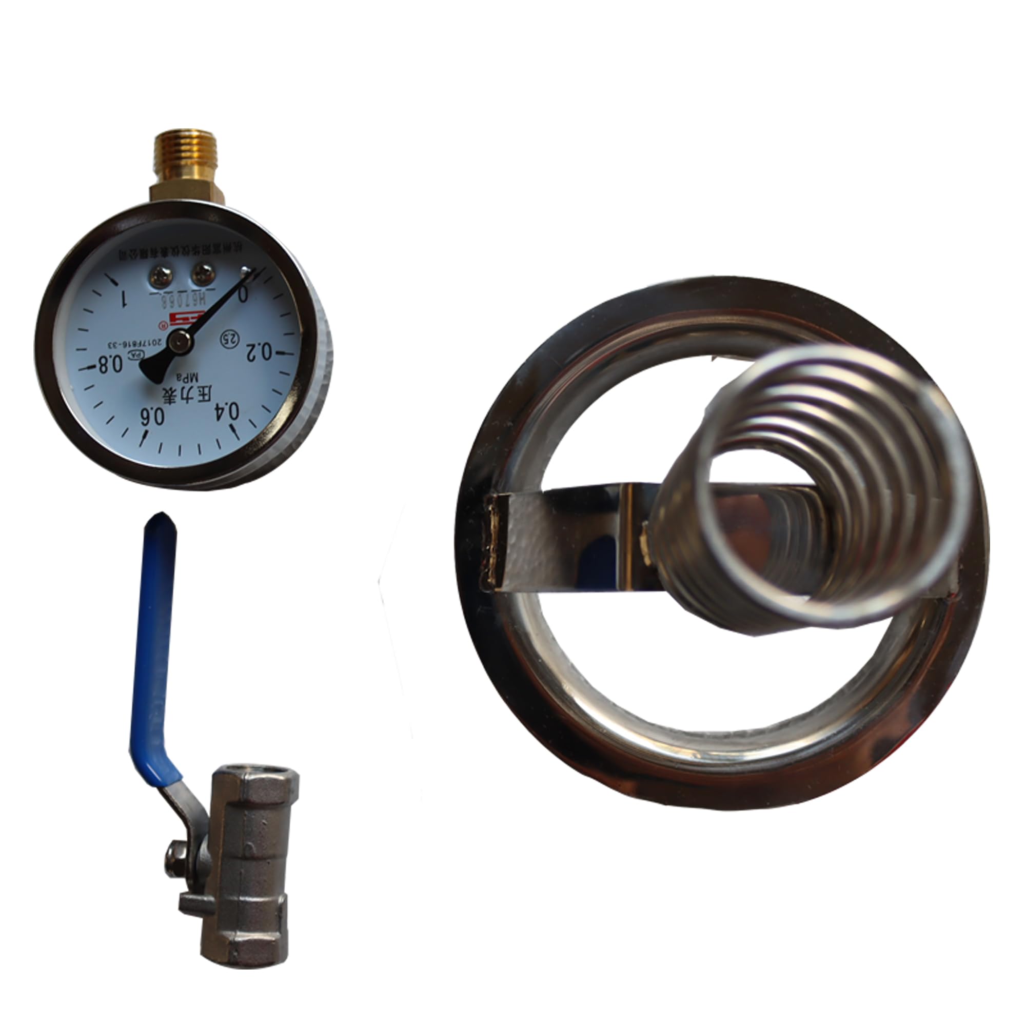 Industrial Water Filter System - 304 Stainless Steel Bag Filter with 0.6 Sq.Ft Filter Area, 1