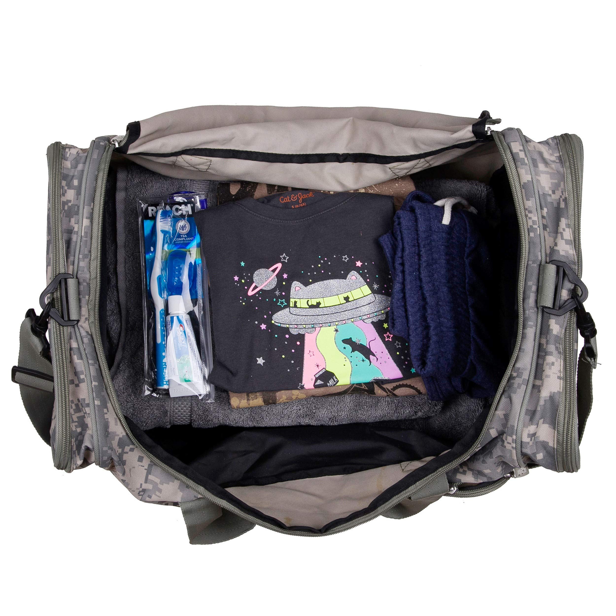 Wildkin Kids Weekender Duffel Bag - Carry-On Size Travel Backpack for School, Sleepovers & Weekend Trips | Durable & Lightweight for Boys & Girls | Perfect for Sports, Gym & Overnight Stays