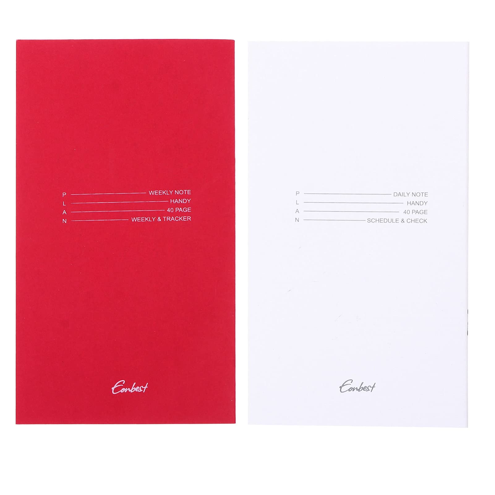 Cabilock Business Notebook 2-Pack - A5 Daily & Weekly Planner for Students, Office & School - Productivity Journal, Memo Notepad, Schedule Organizer - Perfect for Work, Study & Time Management