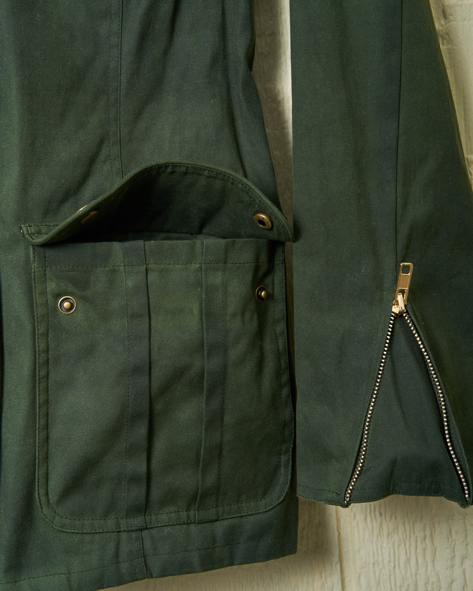 Women's Aberdeen Jacket - Olive Waxed Canvas Waterproof Windproof Outdoor Coat for Hiking, Camping & Fall Fashion
