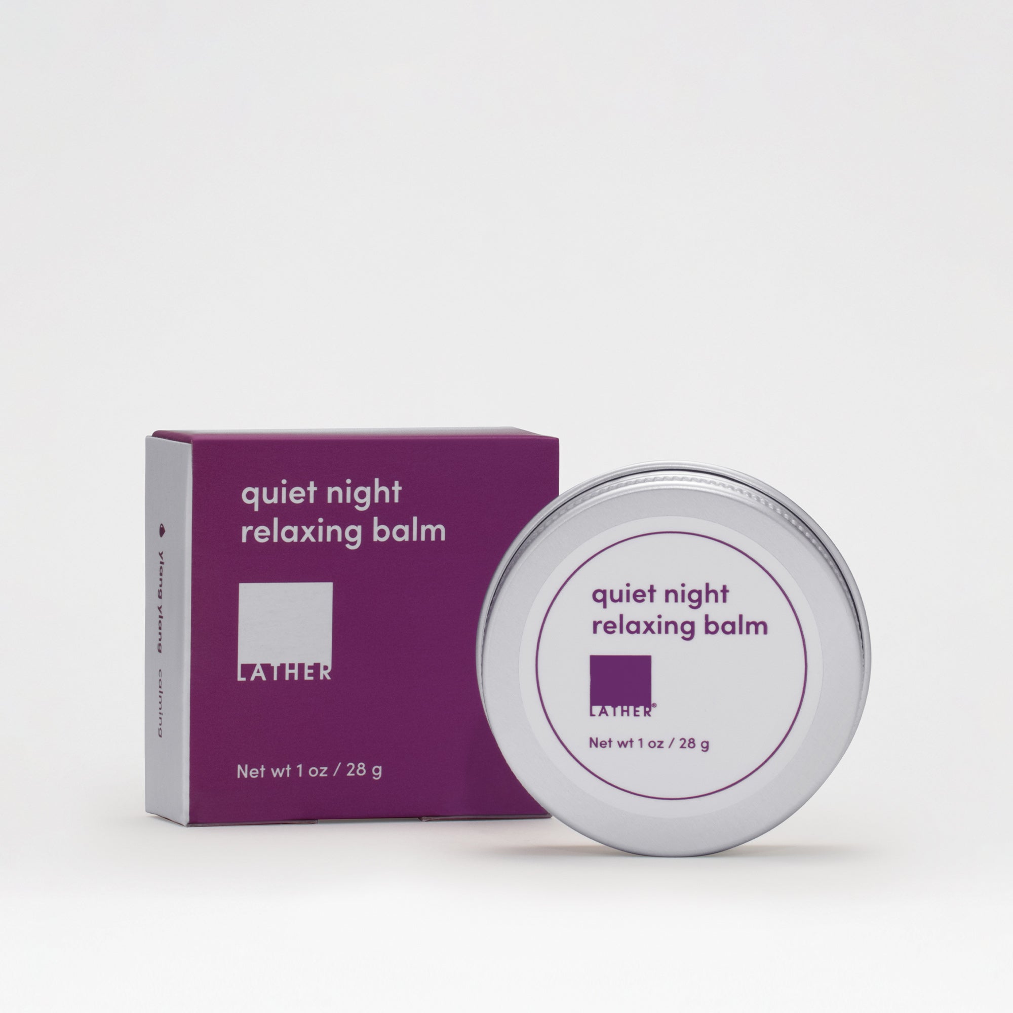 Quiet Night Relaxing Balm - Soothing Lavender & Chamomile Aromatherapy for Stress Relief & Better Sleep | Perfect for Bedtime, Meditation & Travel