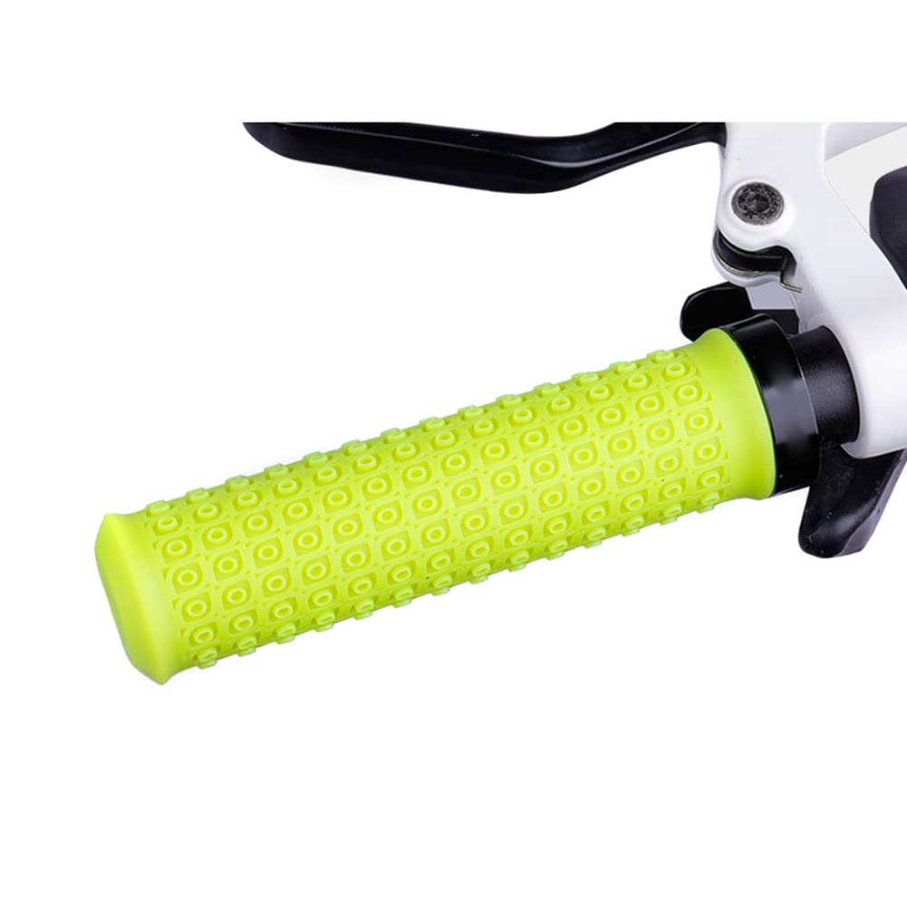 Anti-Slip Bicycle Handlebar Grips - Zcargel Soft Rubber Bike Grips for Mountain Bikes (20-22mm Diameter) | Durable Handlebar Protectors for Comfortable Cycling & Off-Road Adventures