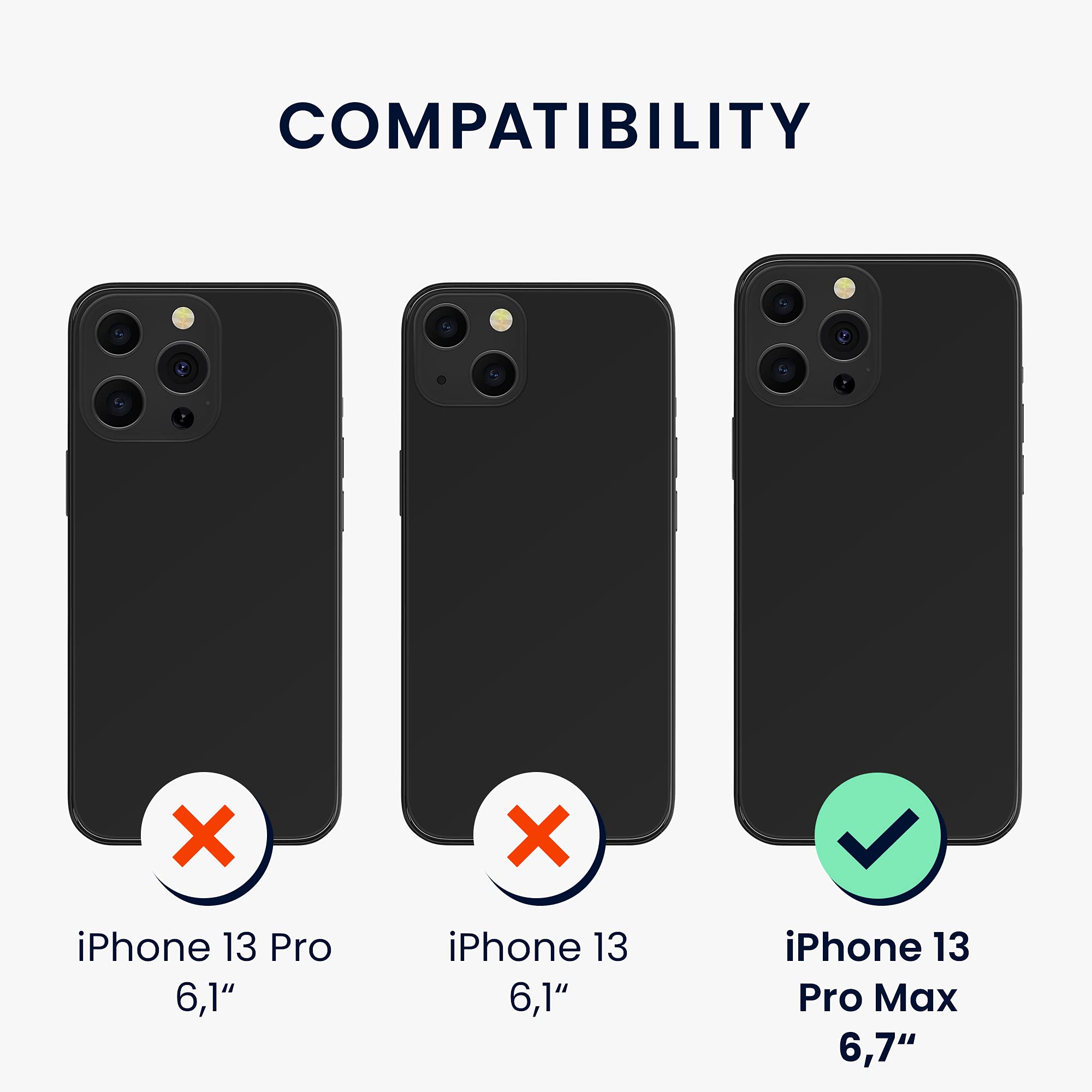 kwmobile Shockproof TPU Silicone Case for Apple iPhone 13 Pro Max - Soft Protective Phone Cover in Neon Coral - Perfect for Everyday Use, Travel & Outdoor Activities