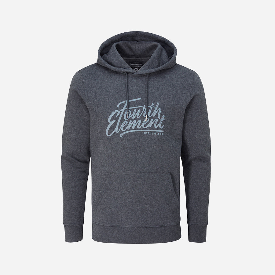 Fourth Element Dive Supply Hoodie - Dark Heather Grey - Warm & Comfortable Scuba Diving Sweatshirt for Men & Women - Perfect for Cold Water Diving, Spearfishing & Outdoor Adventures