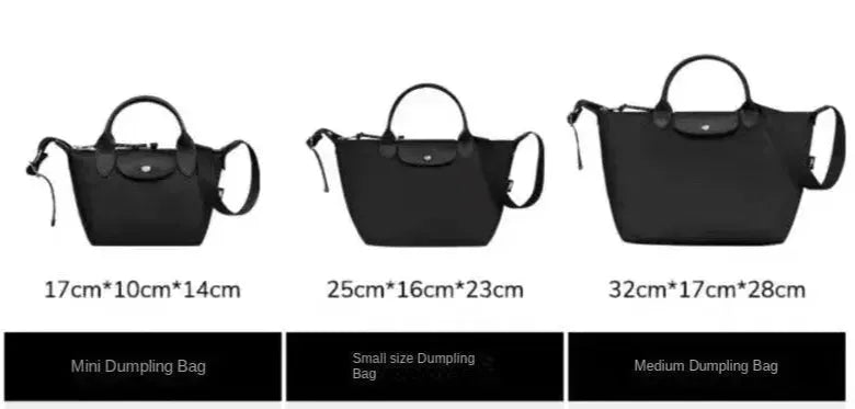 Detachable Strap Dumpling Tote Bag - Stylish Reusable Grocery Shopping Bag for Women - Perfect for Farmers Market, Beach, Picnics & Daily Use