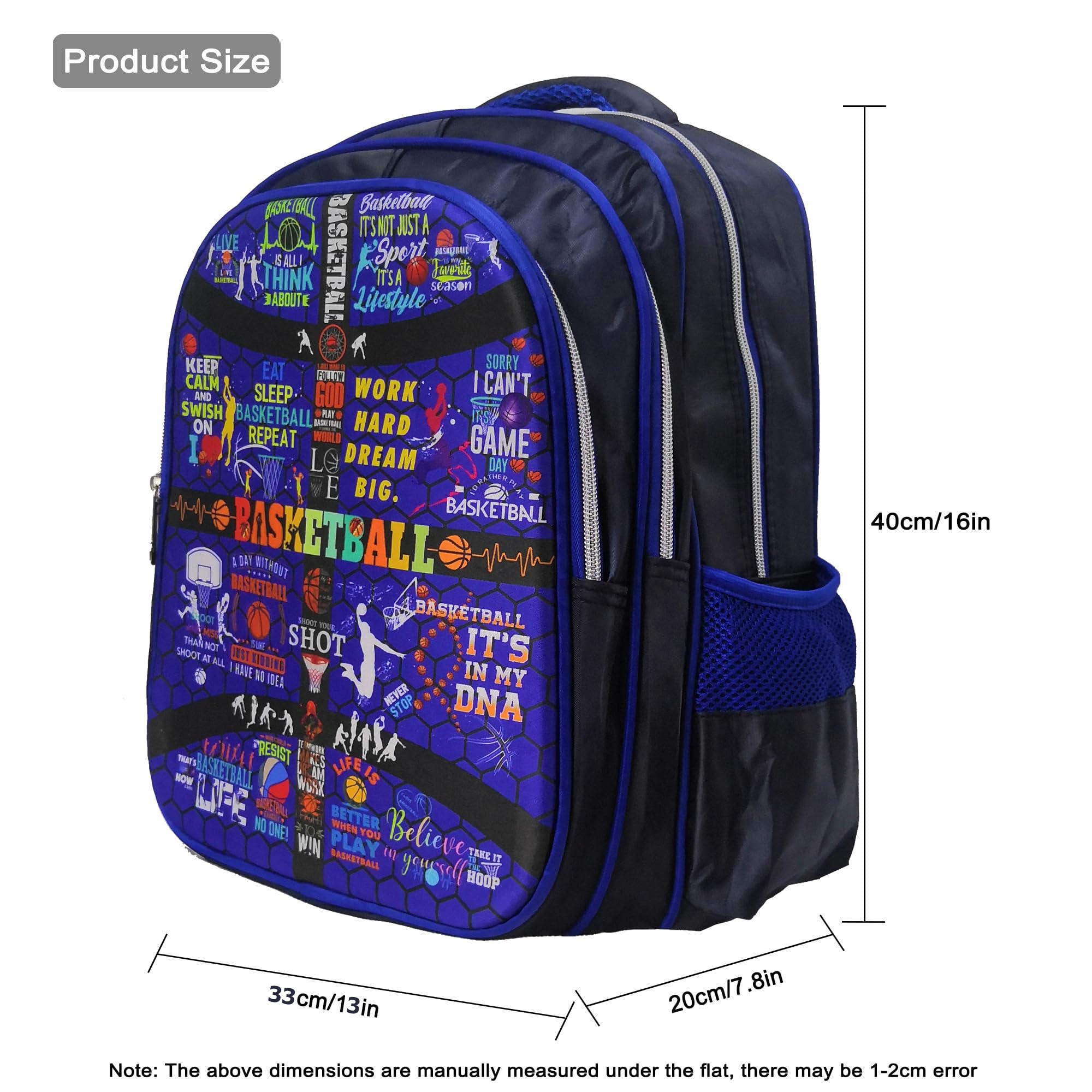 Basketball Backpack for Men & Women - Laptop Daypack for Travel & Hiking