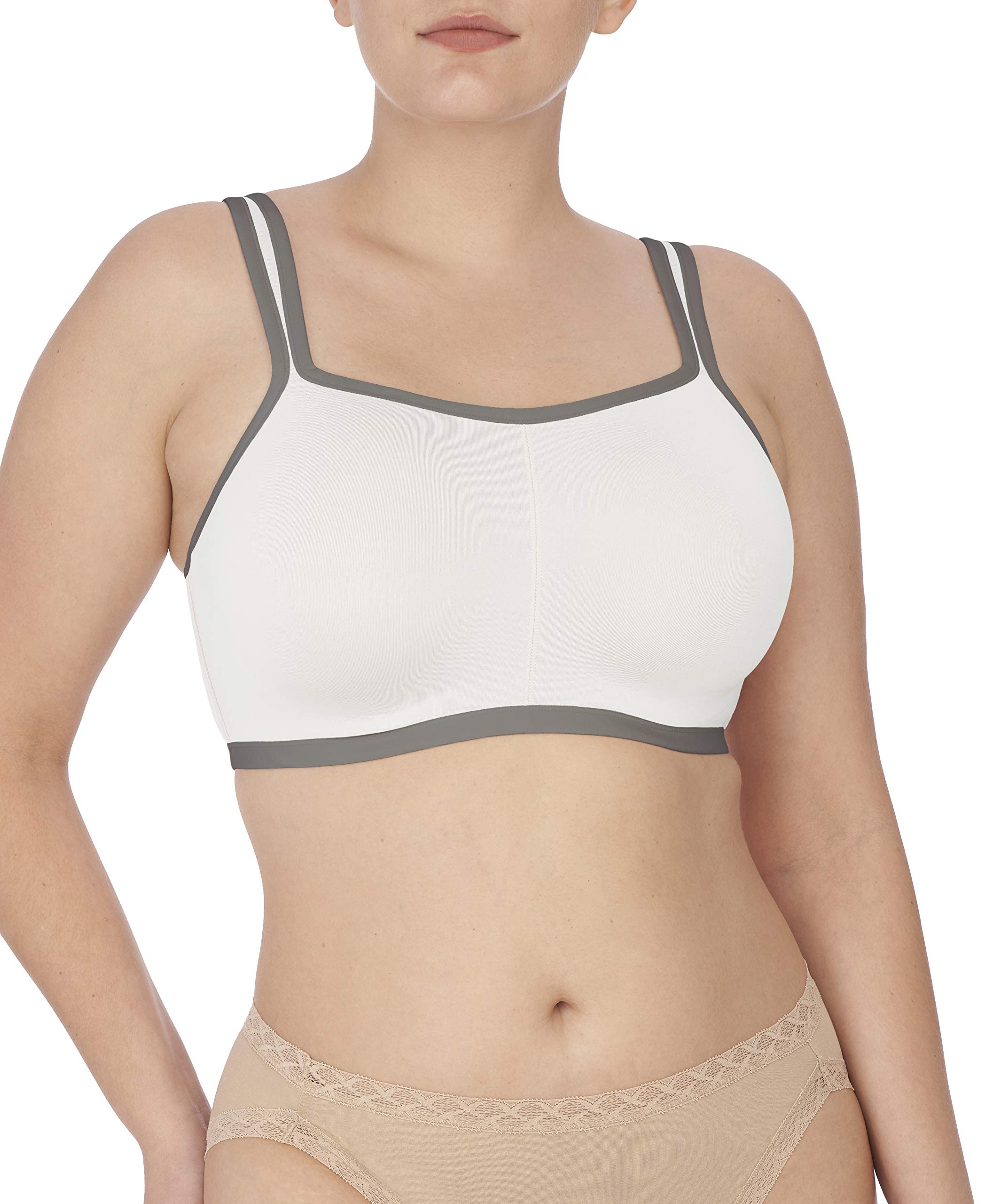 Natori Yogi Women's Convertible Sports Bra - Seamless Comfort for Yoga, Running & Workouts - Adjustable Straps for Multiple Wear Styles