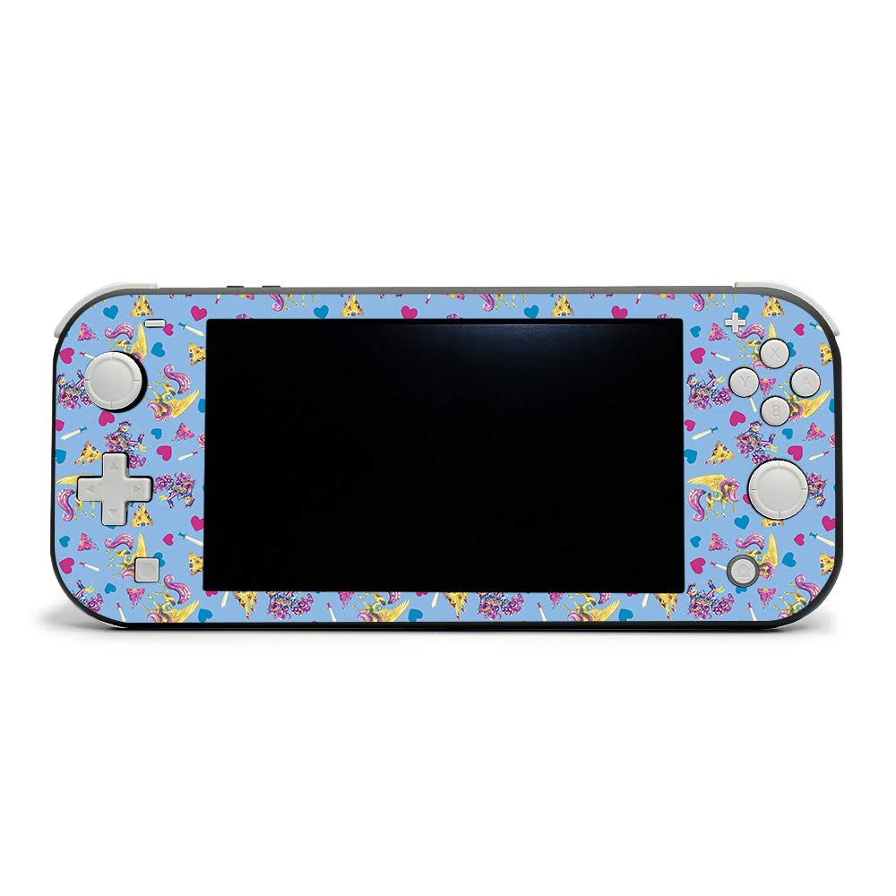 MightySkins Nintendo Switch Lite Skin - Castle Unicorns Design | Protective Vinyl Decal Wrap Cover | Durable, Easy to Apply & Remove | Made in USA | Perfect for Gaming, Travel & Personalization