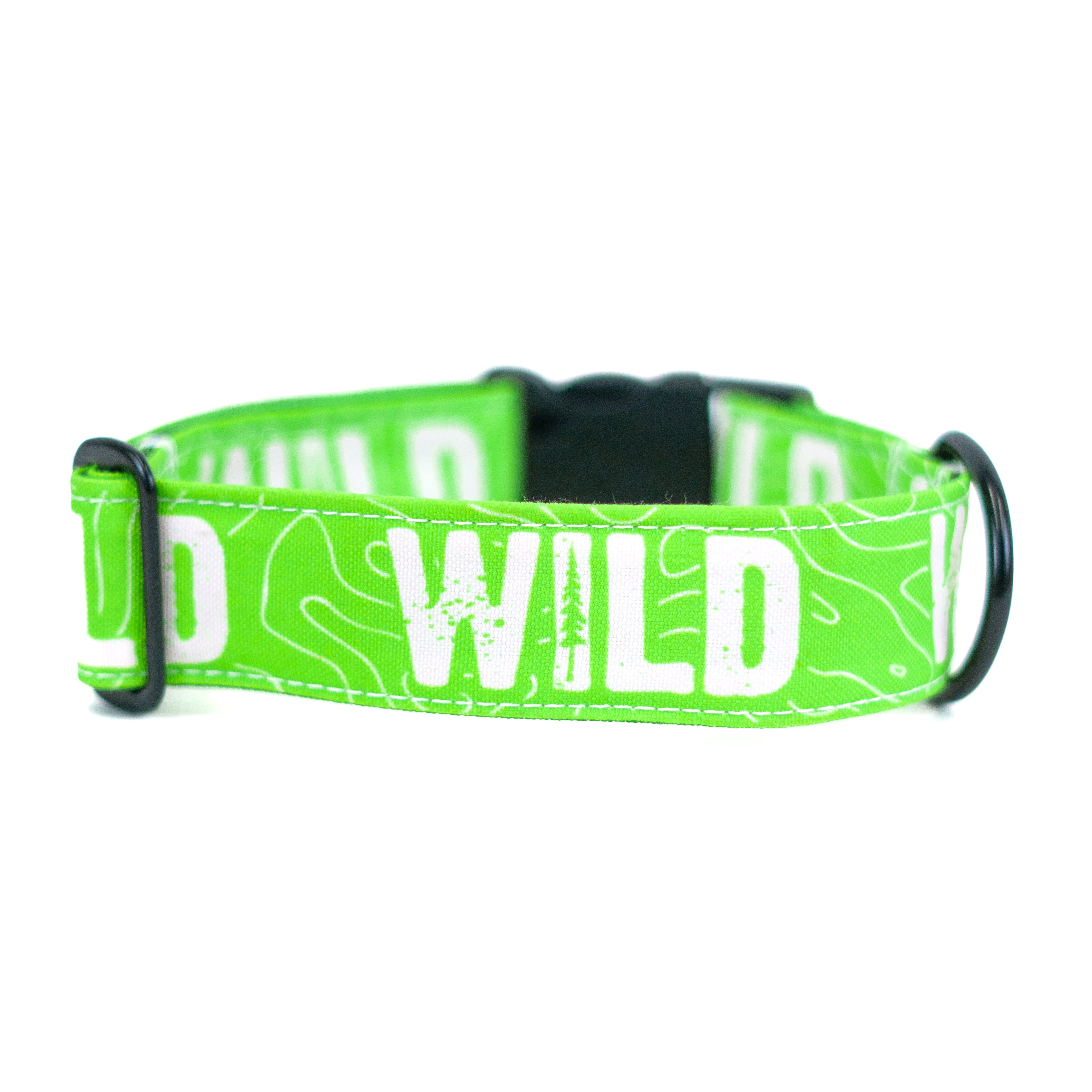 Neon Green Reflective Dog Collar - High Visibility Pet Safety Collar for Night Walks & Outdoor Adventures