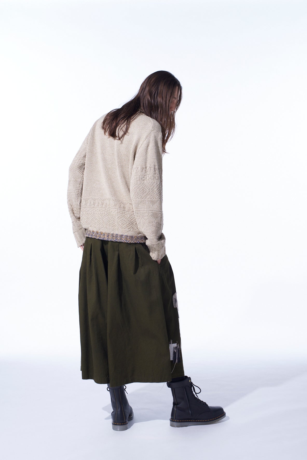 Bulky Wool Lynx High Neck Knit Sweater - Warm Winter Pullover for Women - Cozy Casual & Office Wear
