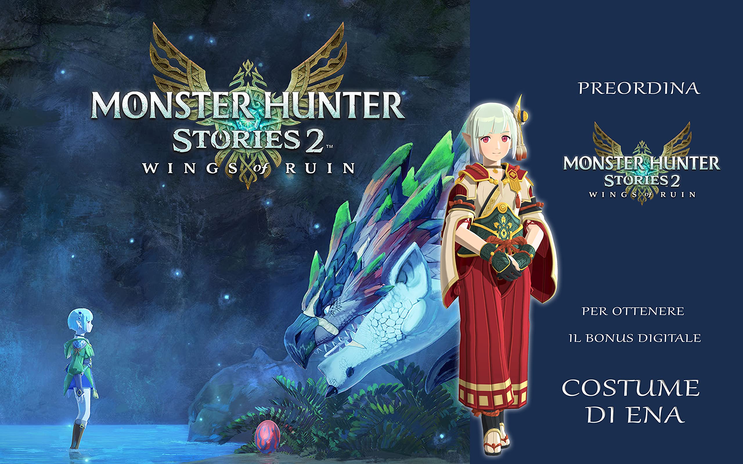 Monster Hunter Stories 2: Wings of Ruin - Nintendo Switch Game | Action RPG Adventure for Kids & Adults | Perfect for Gaming Nights & Travel Entertainment