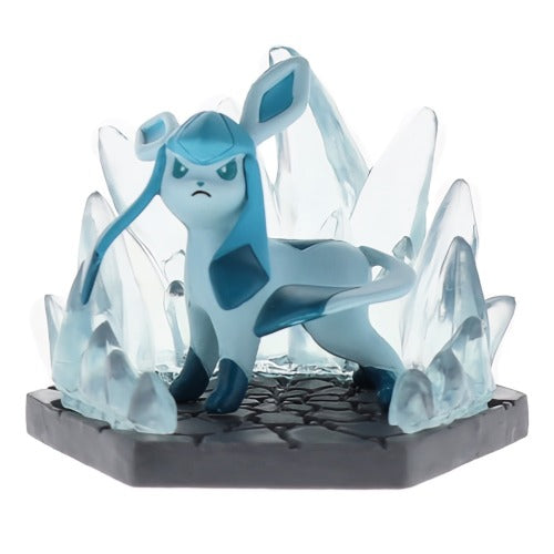 Pokemon Diorama Collectible Toy - Fire and Ice Takara Tomy 2.5 Inch Action Figure for Display & Collection | Perfect for Pokemon Fans, Gift Giving & Home Decor