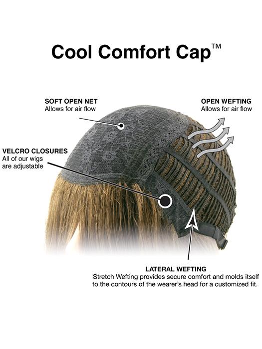Emily Synthetic Wig with Basic Cap - Soft & Natural Looking Hairpiece for Women | Perfect for Cosplay, Daily Wear & Special Occasions